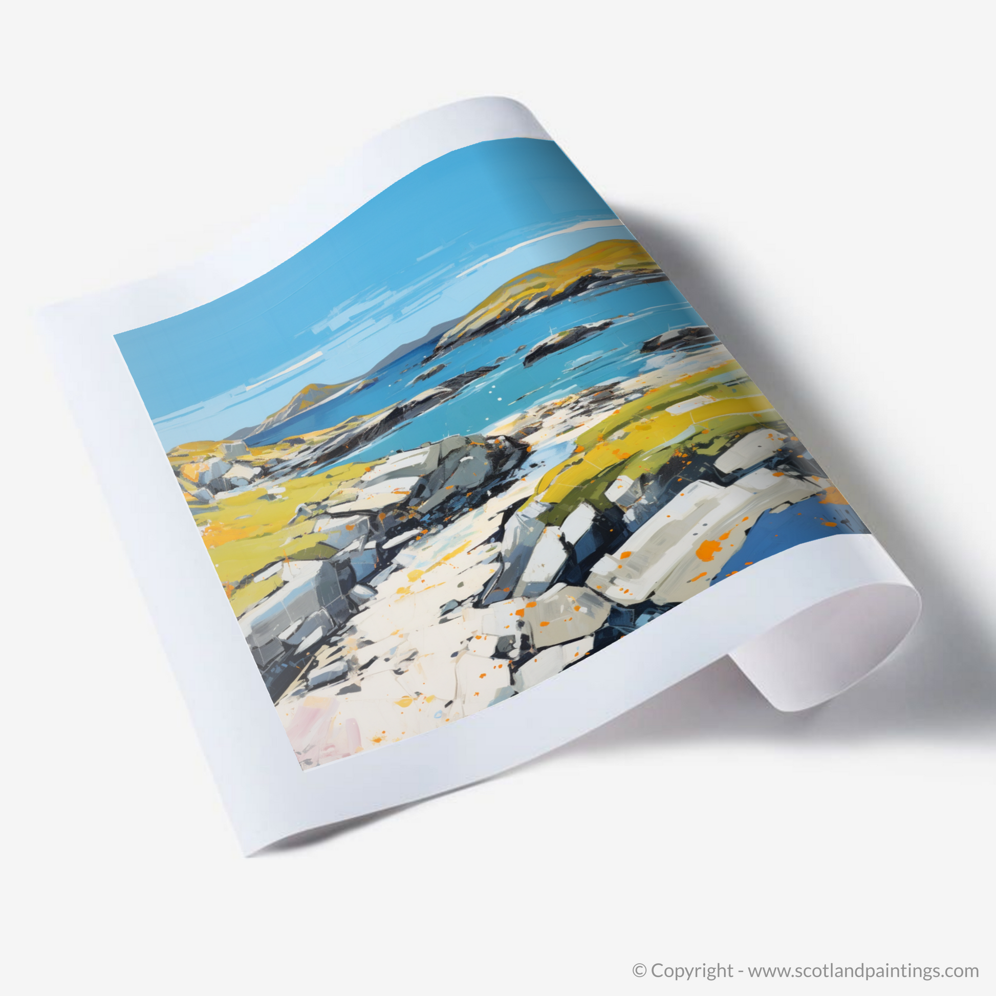 Art Print of Isle of Harris, Outer Hebrides in summer