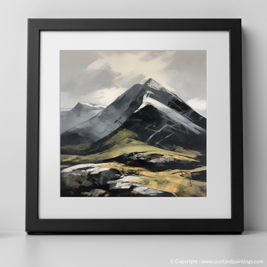 Art Print of Beinn a' Chròin with a black frame