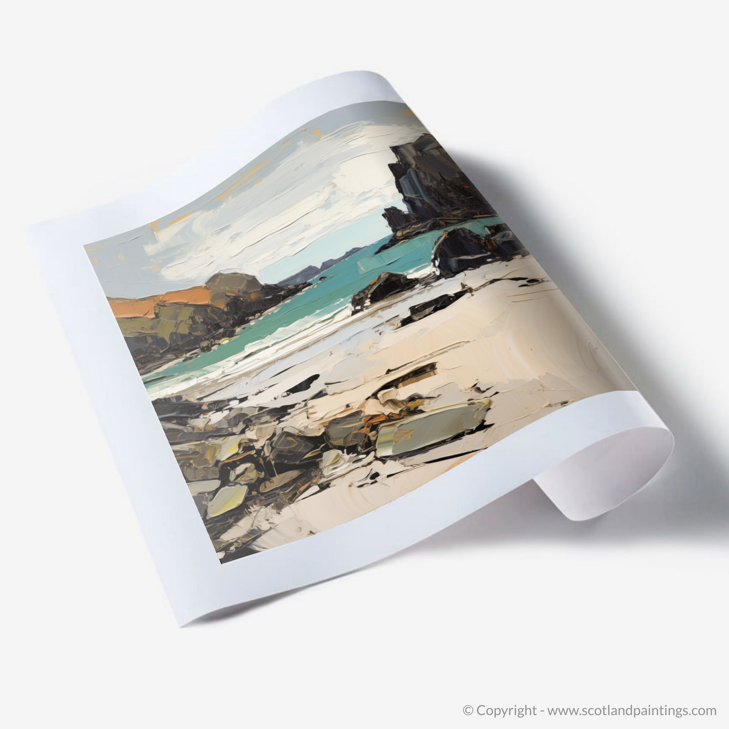 Art Print of Achmelvich Bay, Sutherland in summer