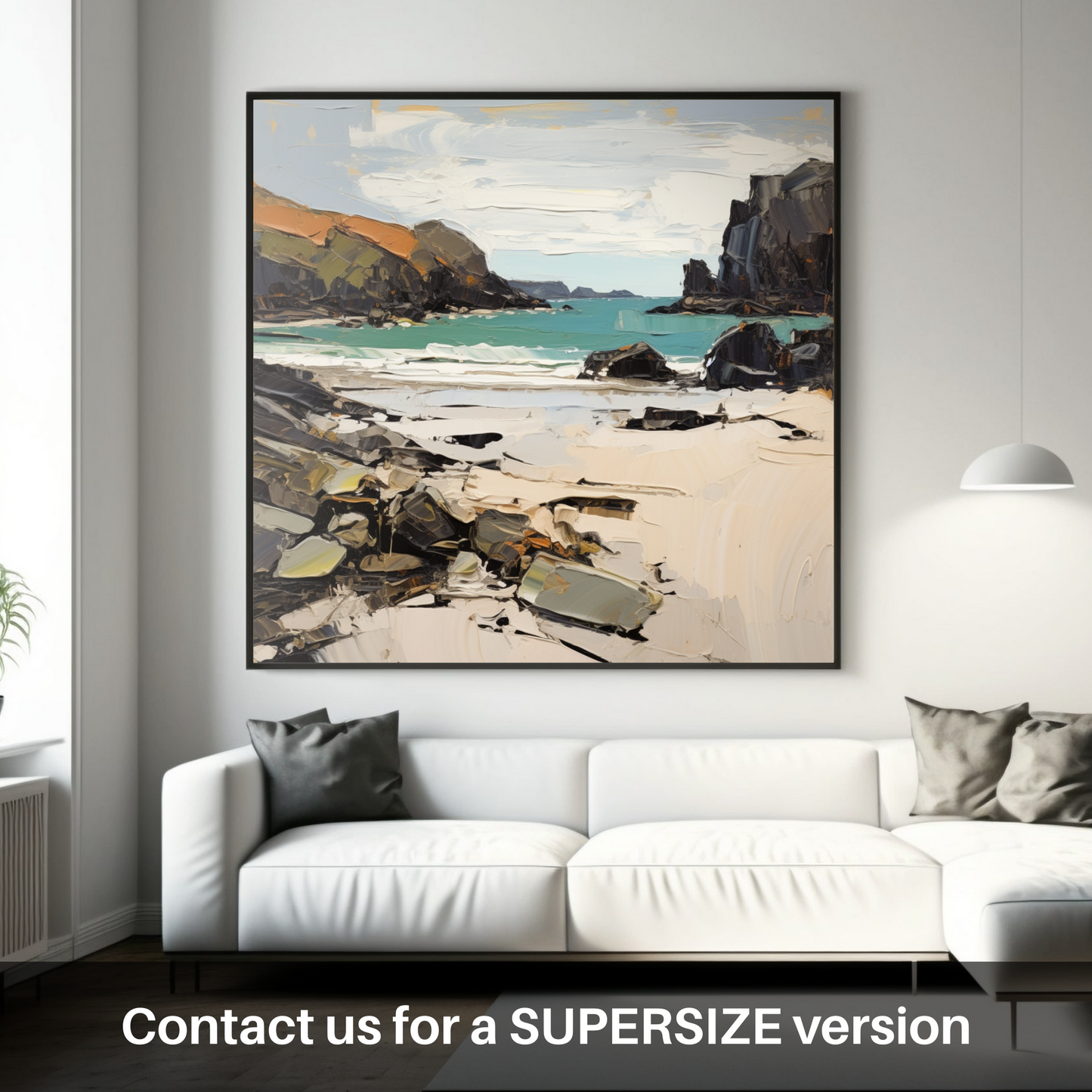 Huge supersize print of Achmelvich Bay, Sutherland in summer