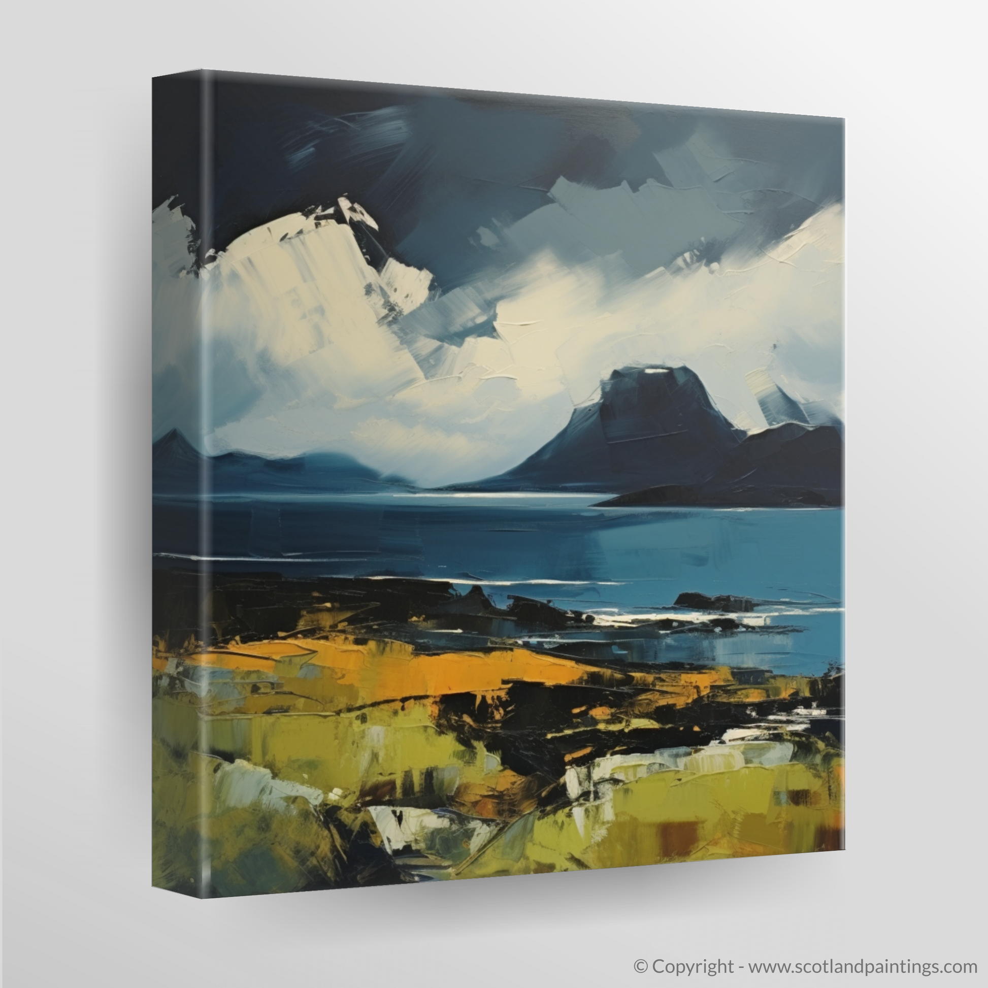 Canvas Print of Isle of Rum, Inner Hebrides