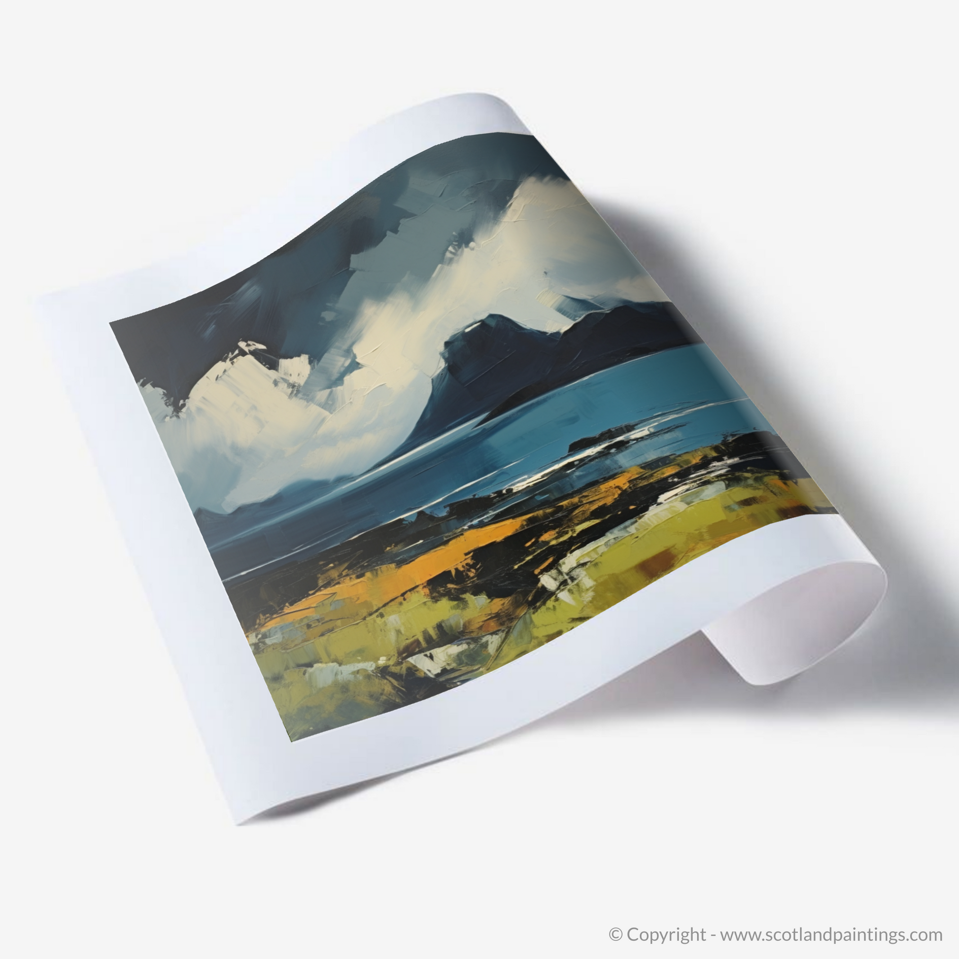 Art Print of Isle of Rum, Inner Hebrides