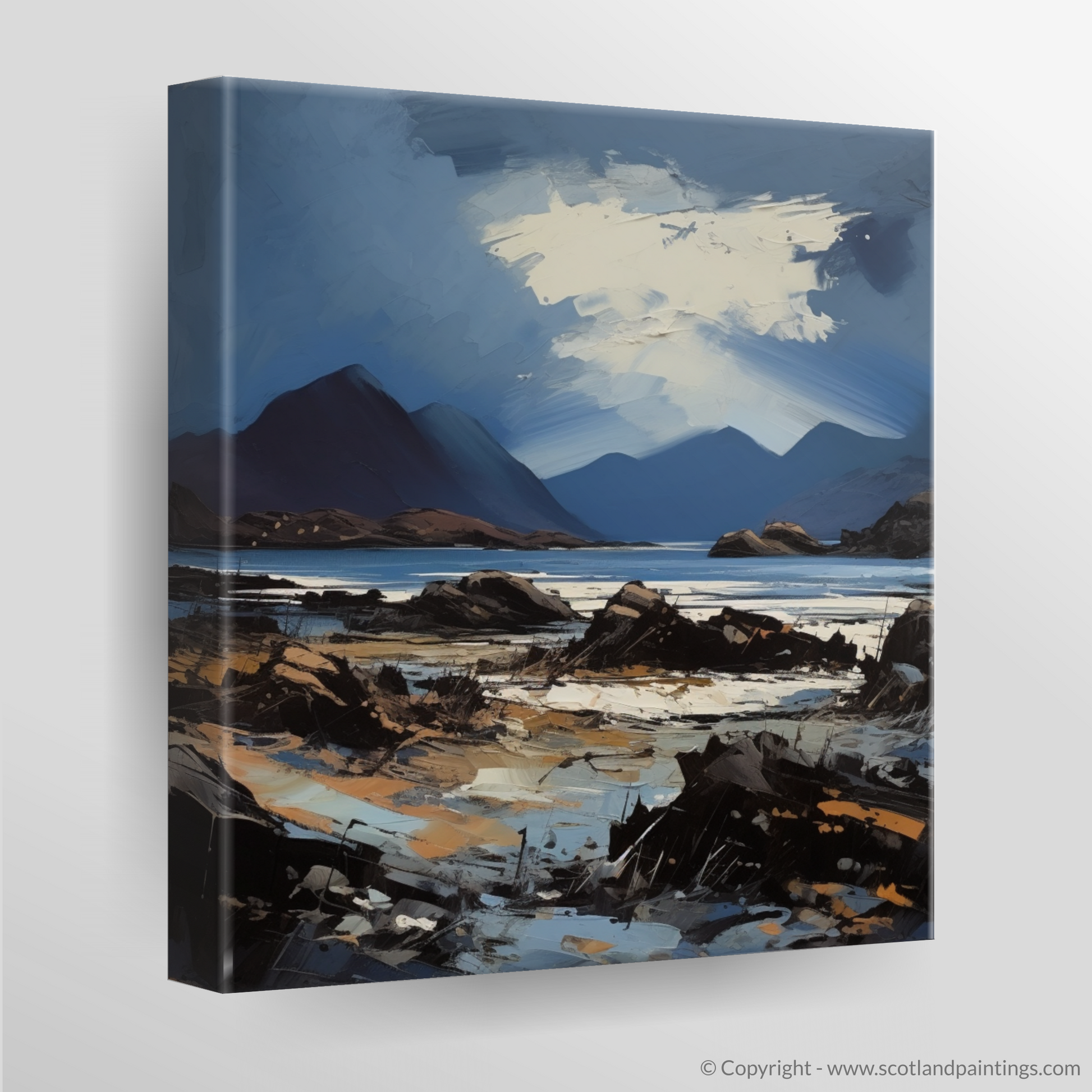 Canvas Print of Isle of Rum, Inner Hebrides