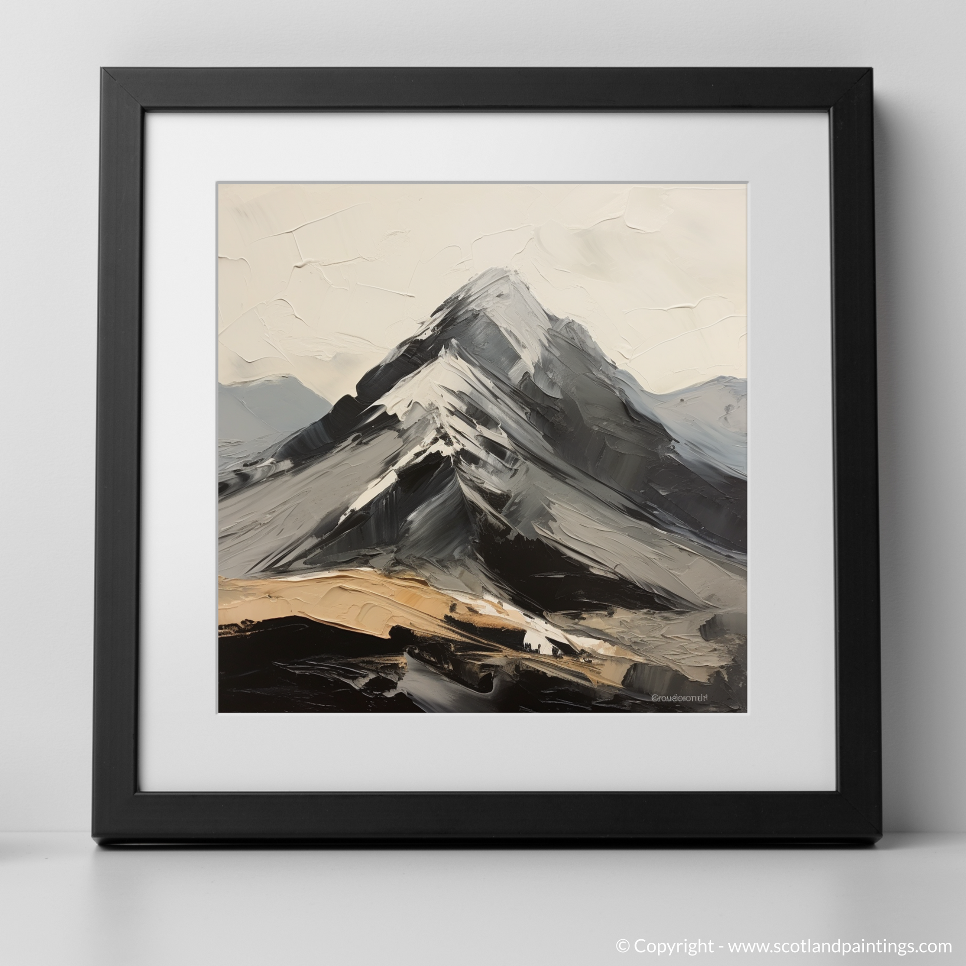 Art Print of Ben More with a black frame