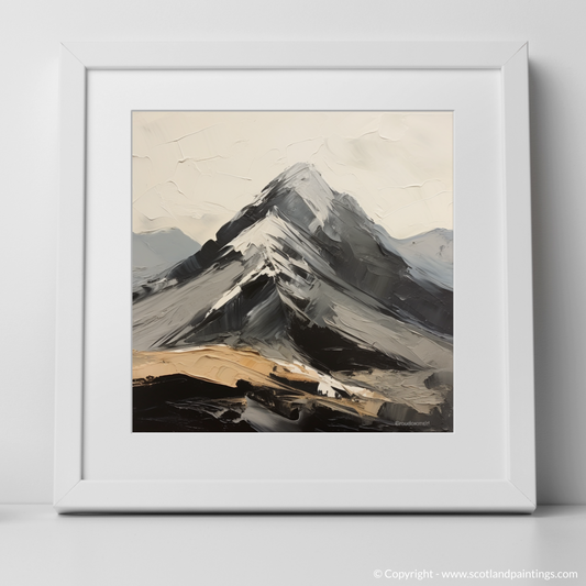 Art Print of Ben More with a white frame