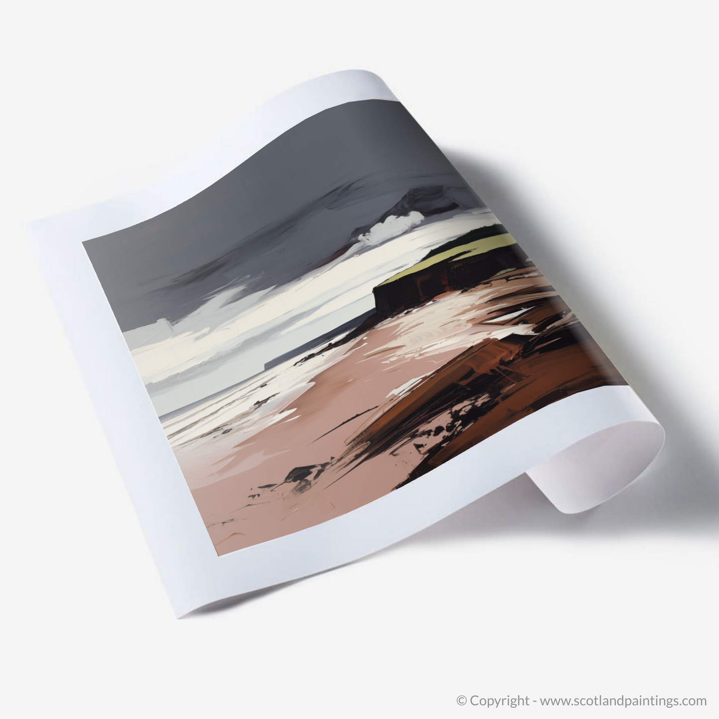 Art Print of Lunan Bay, Angus in summer