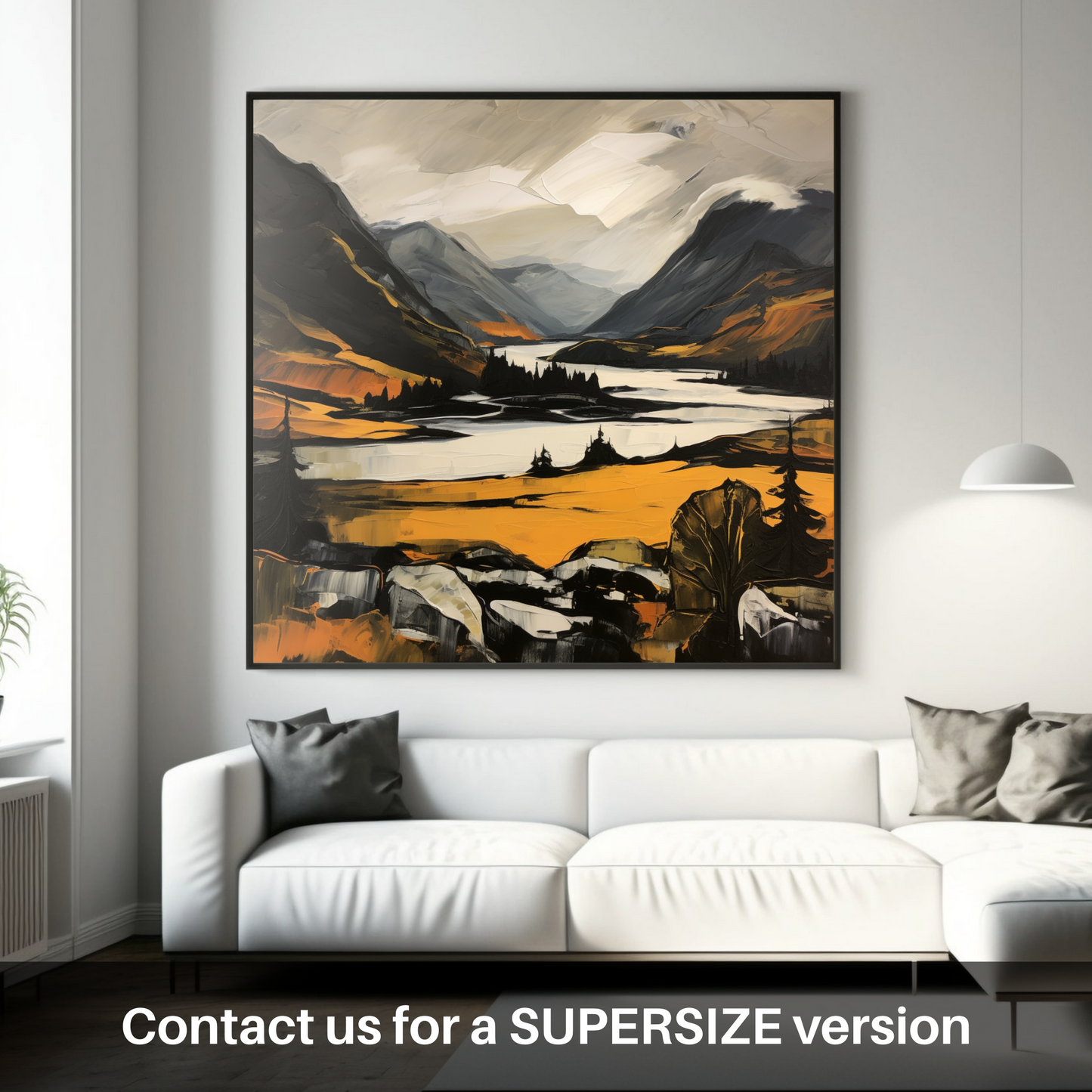 Huge supersize print of Glenfinnan, Highlands