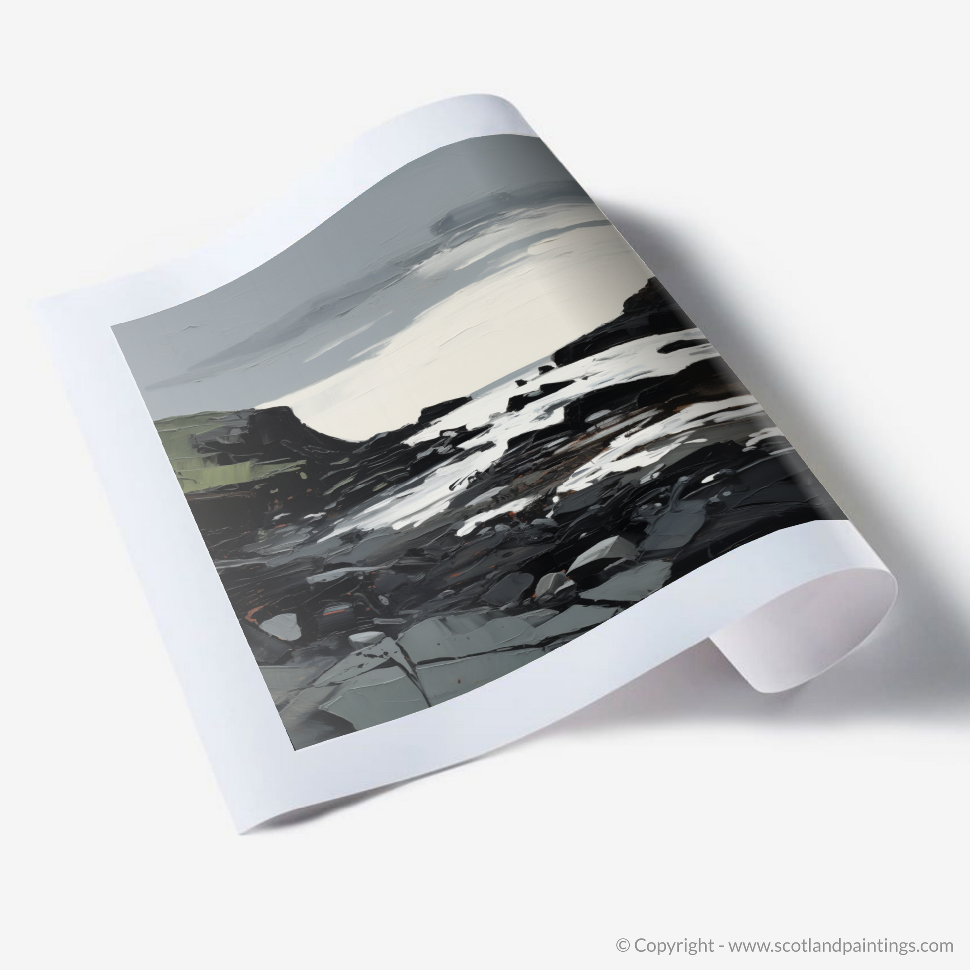 Art Print of Catterline Bay, Aberdeenshire