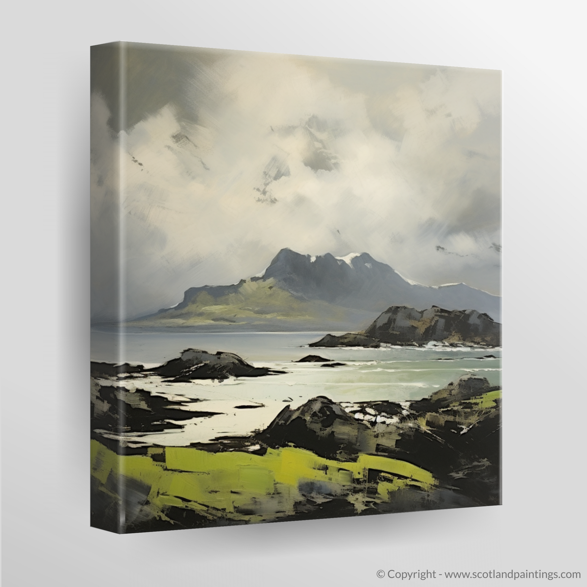 Canvas Print of Isle of Eigg, Inner Hebrides