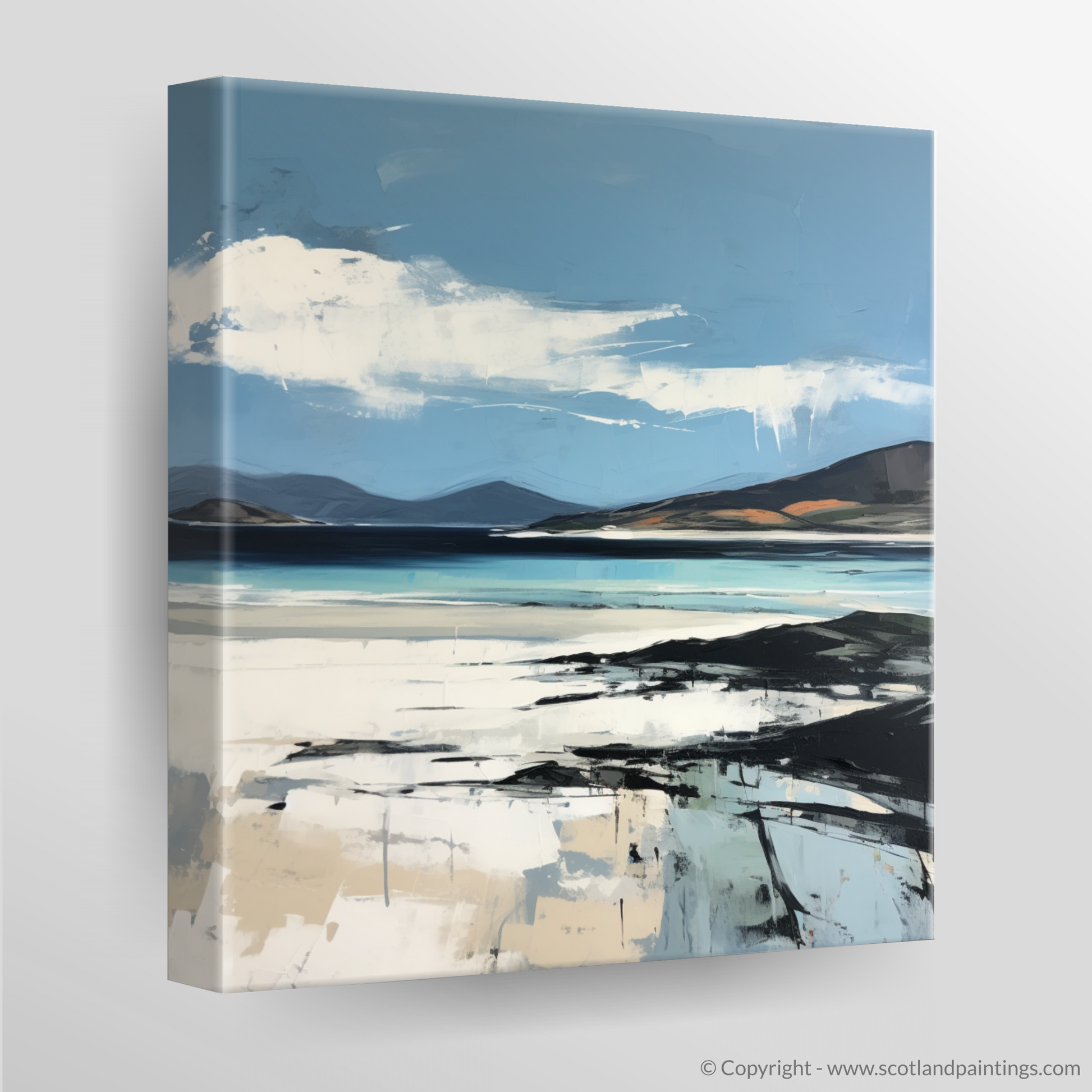 Canvas Print of Luskentyre Sands on the Isle of Harris