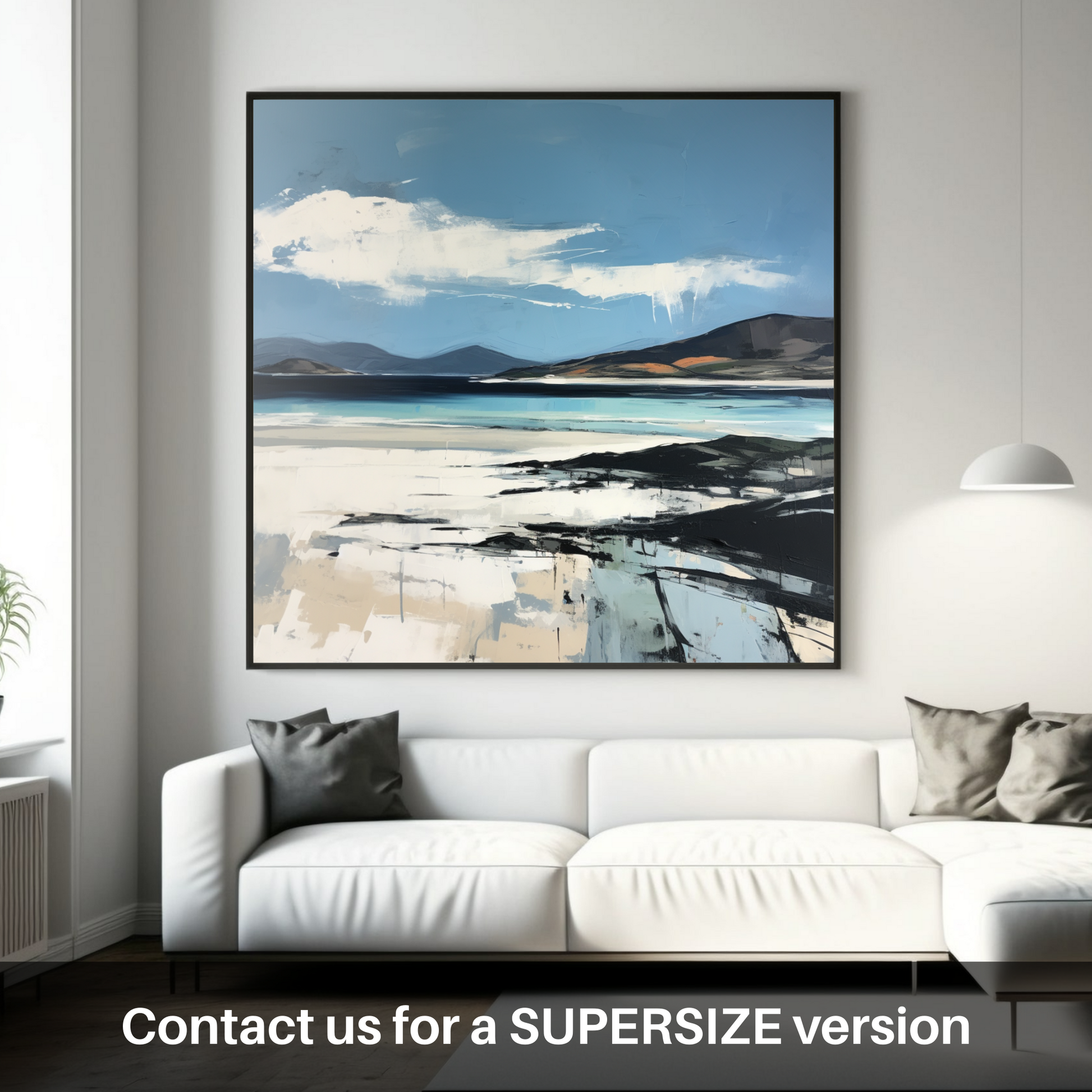 Huge supersize print of Luskentyre Sands on the Isle of Harris