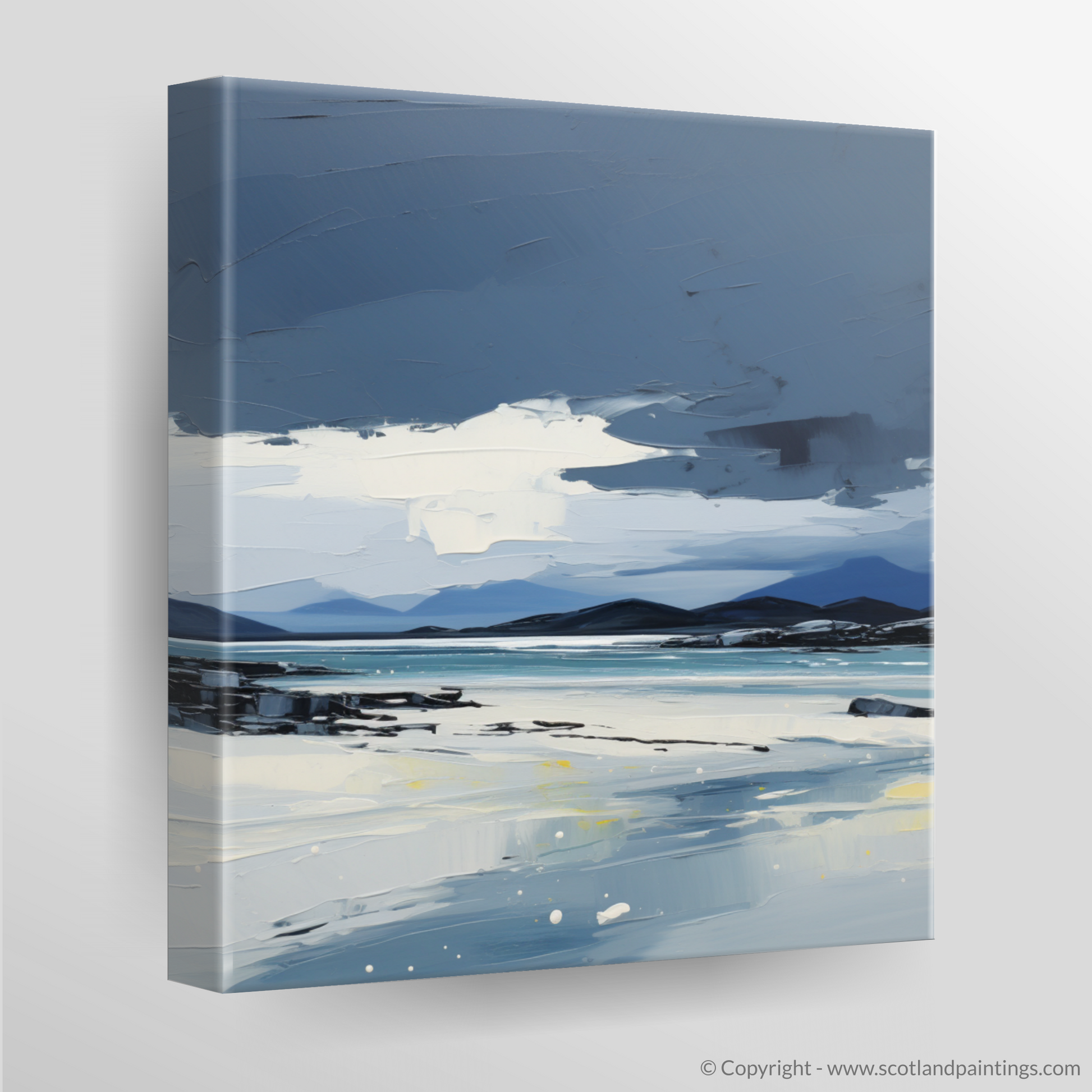 Canvas Print of Luskentyre Sands on the Isle of Harris