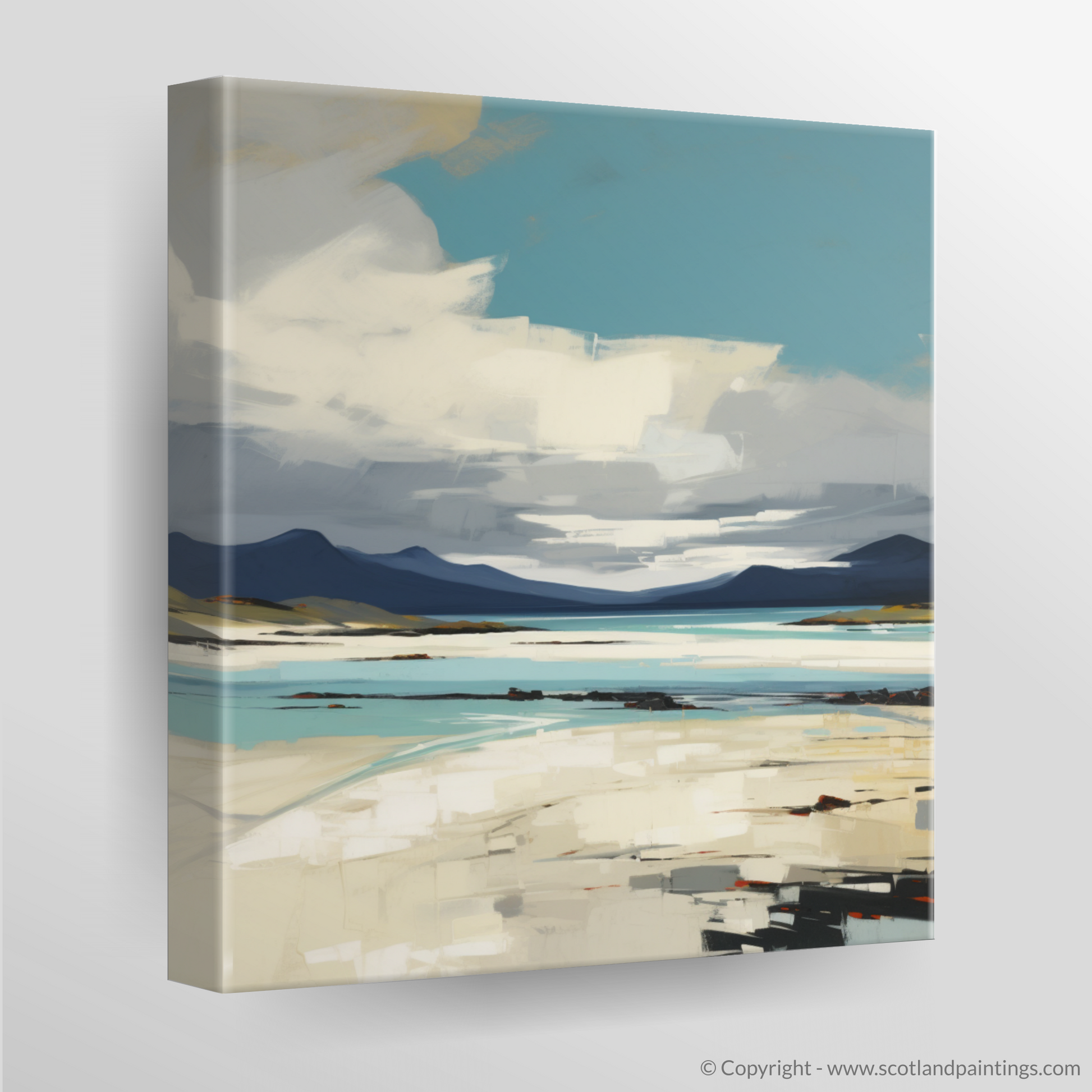 Canvas Print of Luskentyre Sands on the Isle of Harris