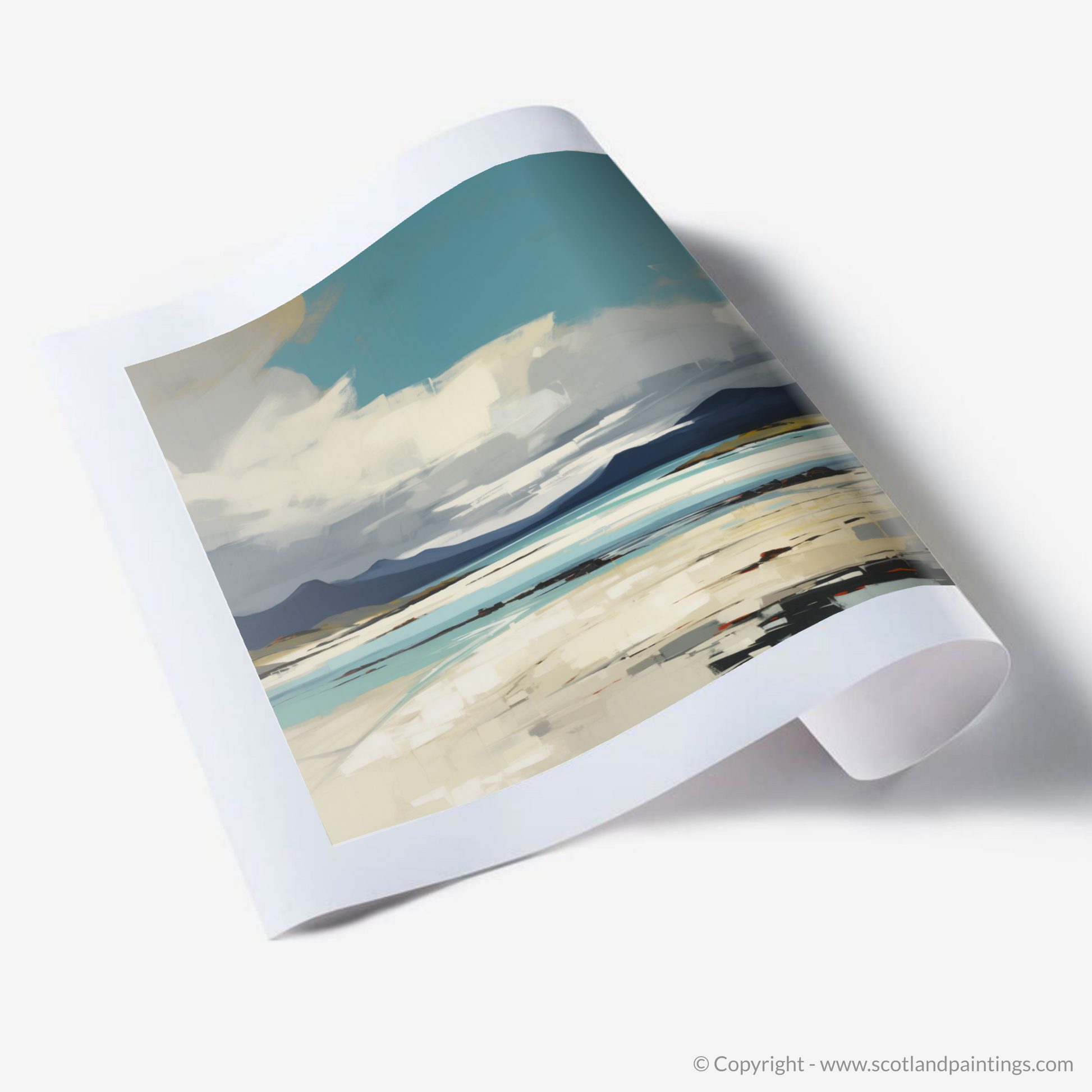 Art Print of Luskentyre Sands on the Isle of Harris