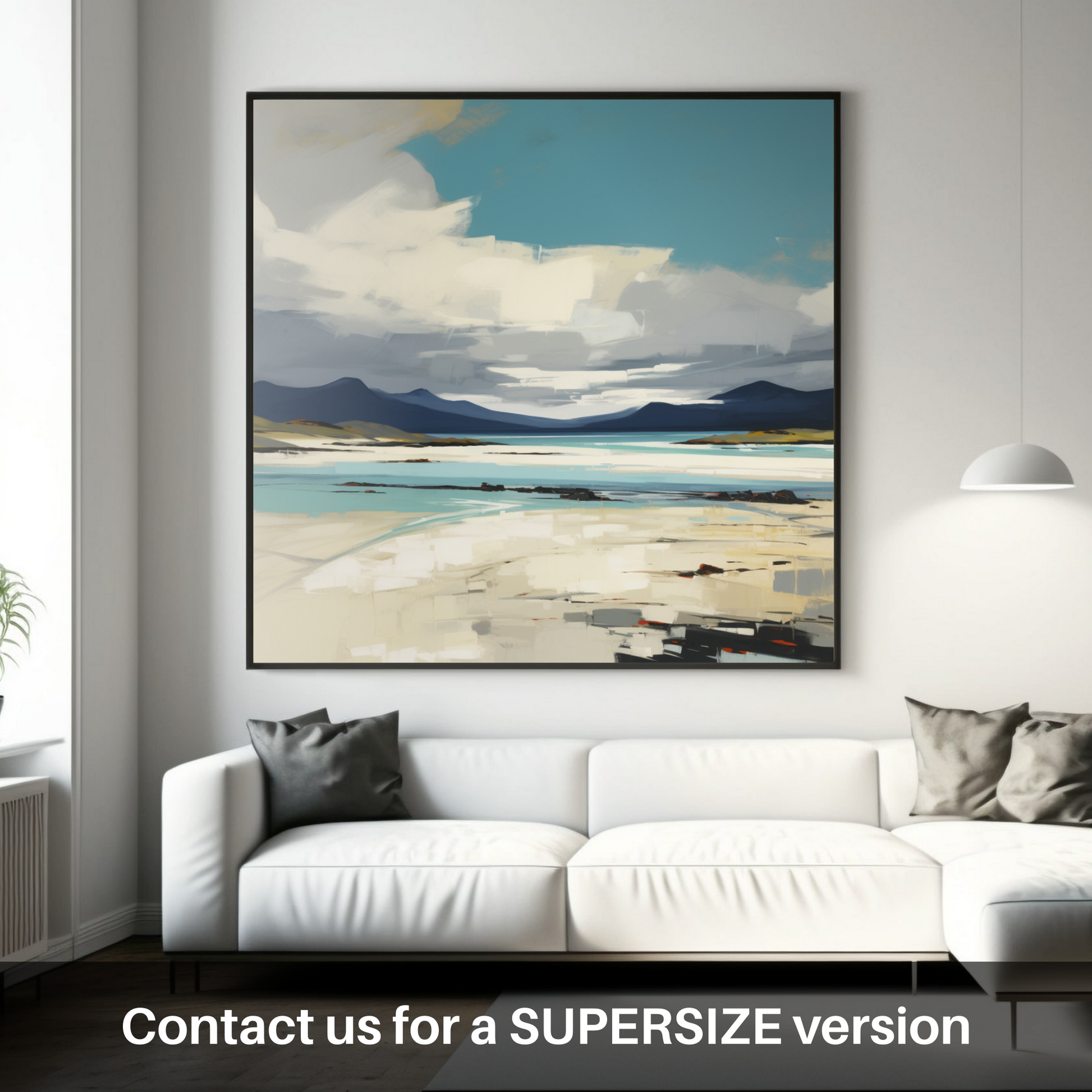 Huge supersize print of Luskentyre Sands on the Isle of Harris