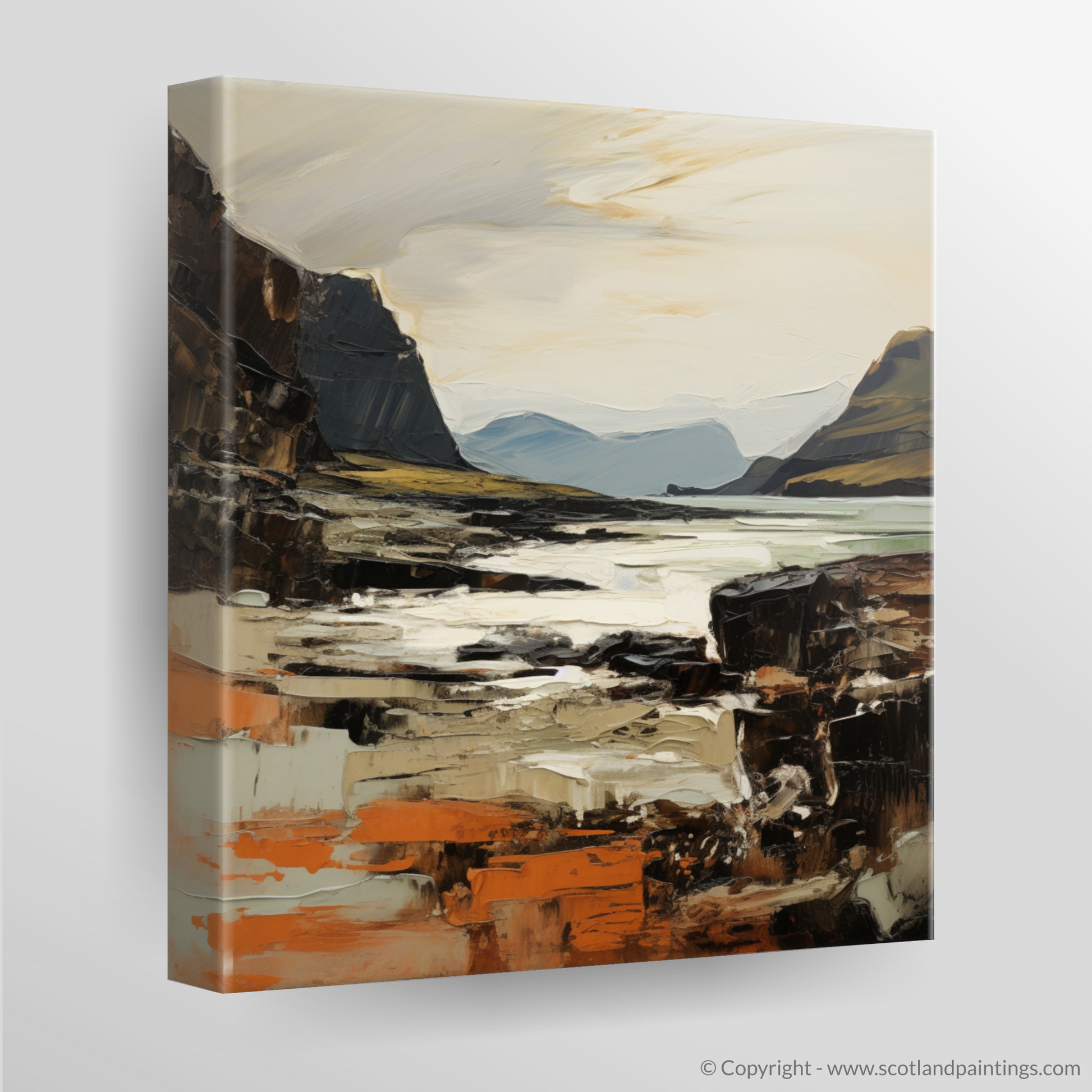 Canvas Print of Coral Beach, Claigan, Isle of Skye