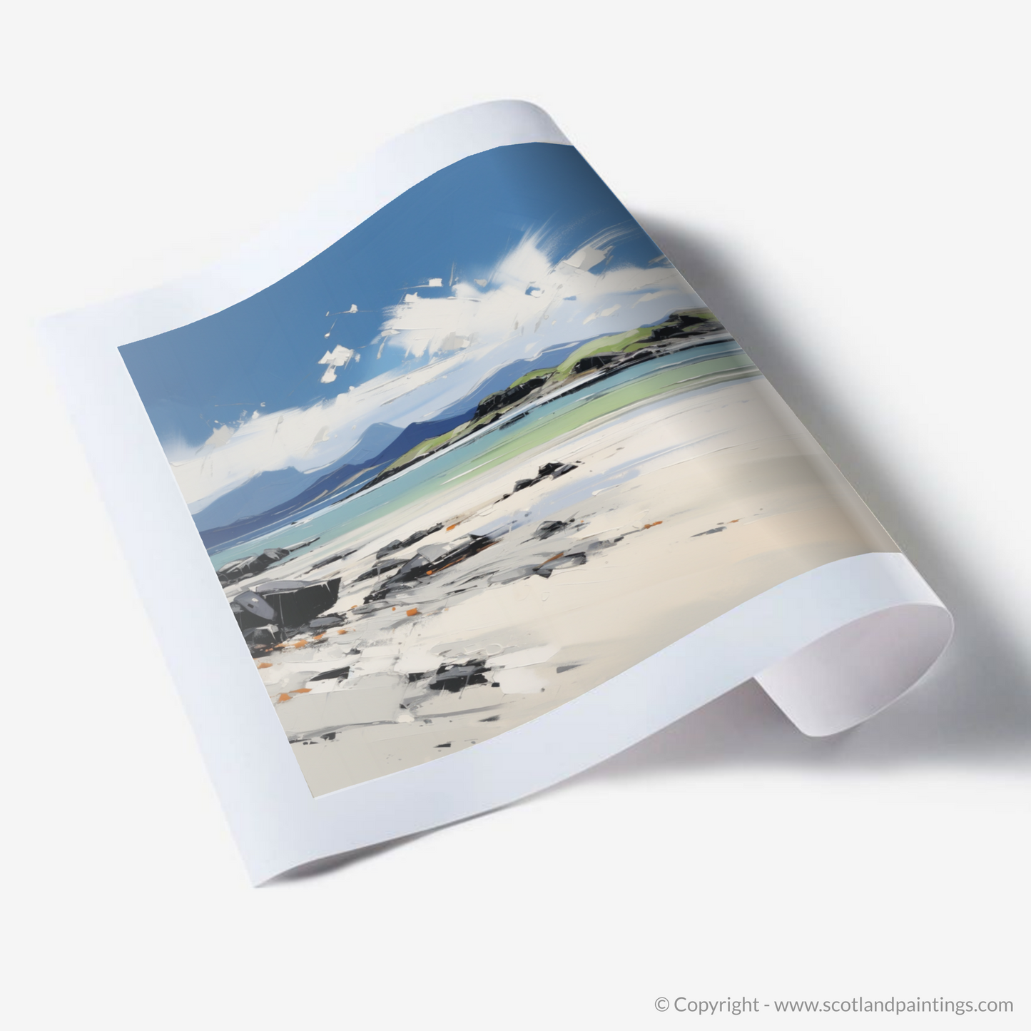 Art Print of Mellon Udrigle Beach, Wester Ross in summer