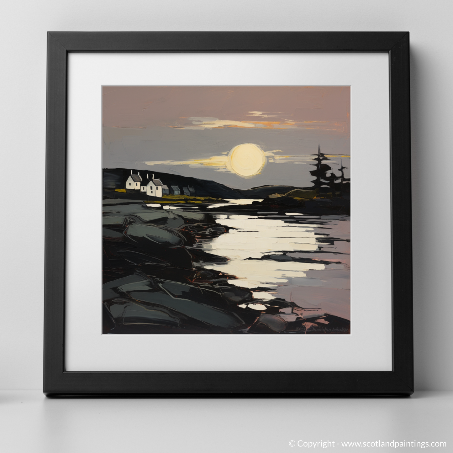 Painting and Art Print of Largo Bay, Fife. Twilight Embrace of Largo Bay.