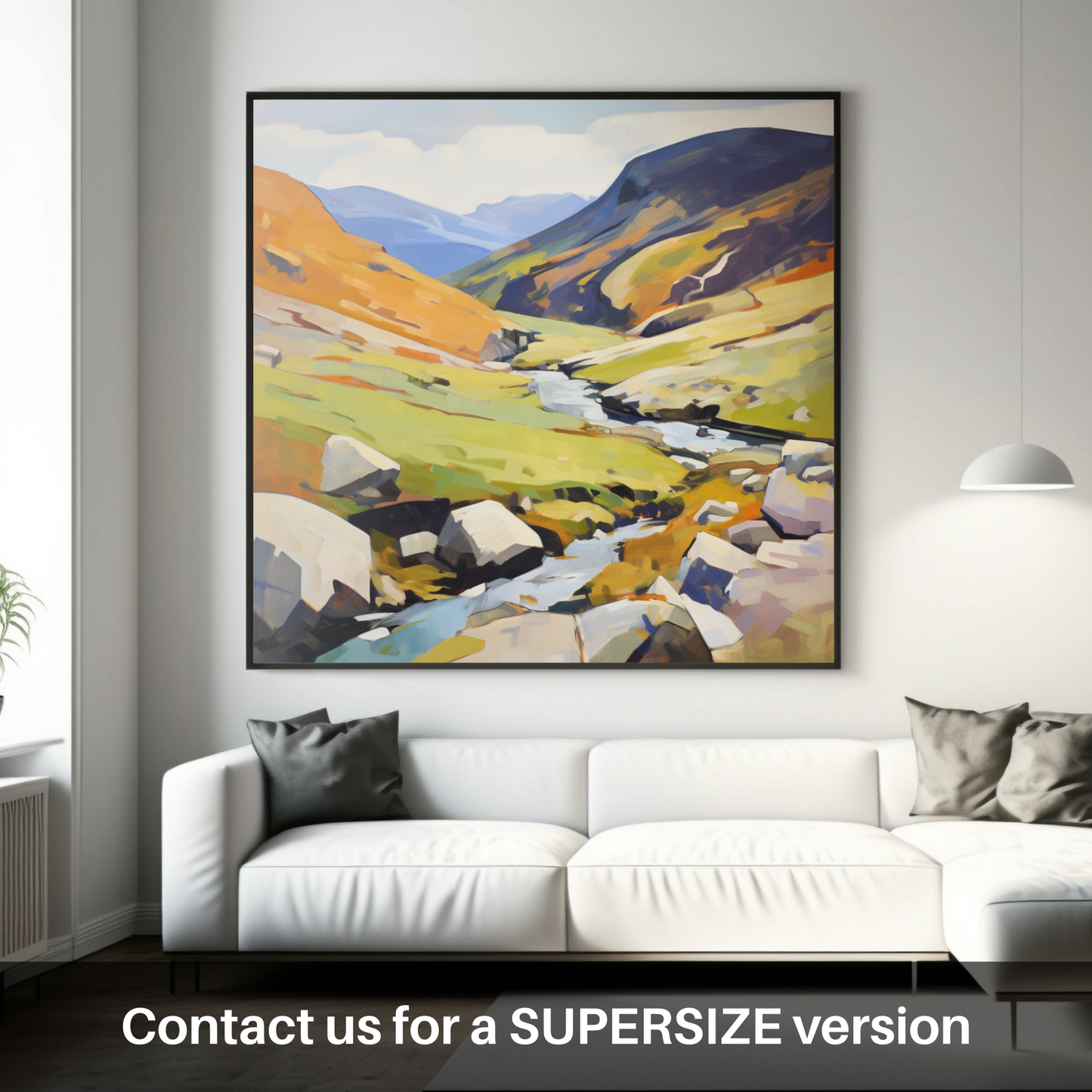 Huge supersize print of Braeriach