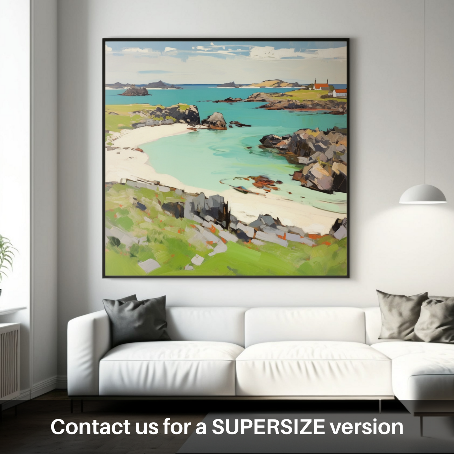 Huge supersize print of Isle of Iona, Inner Hebrides