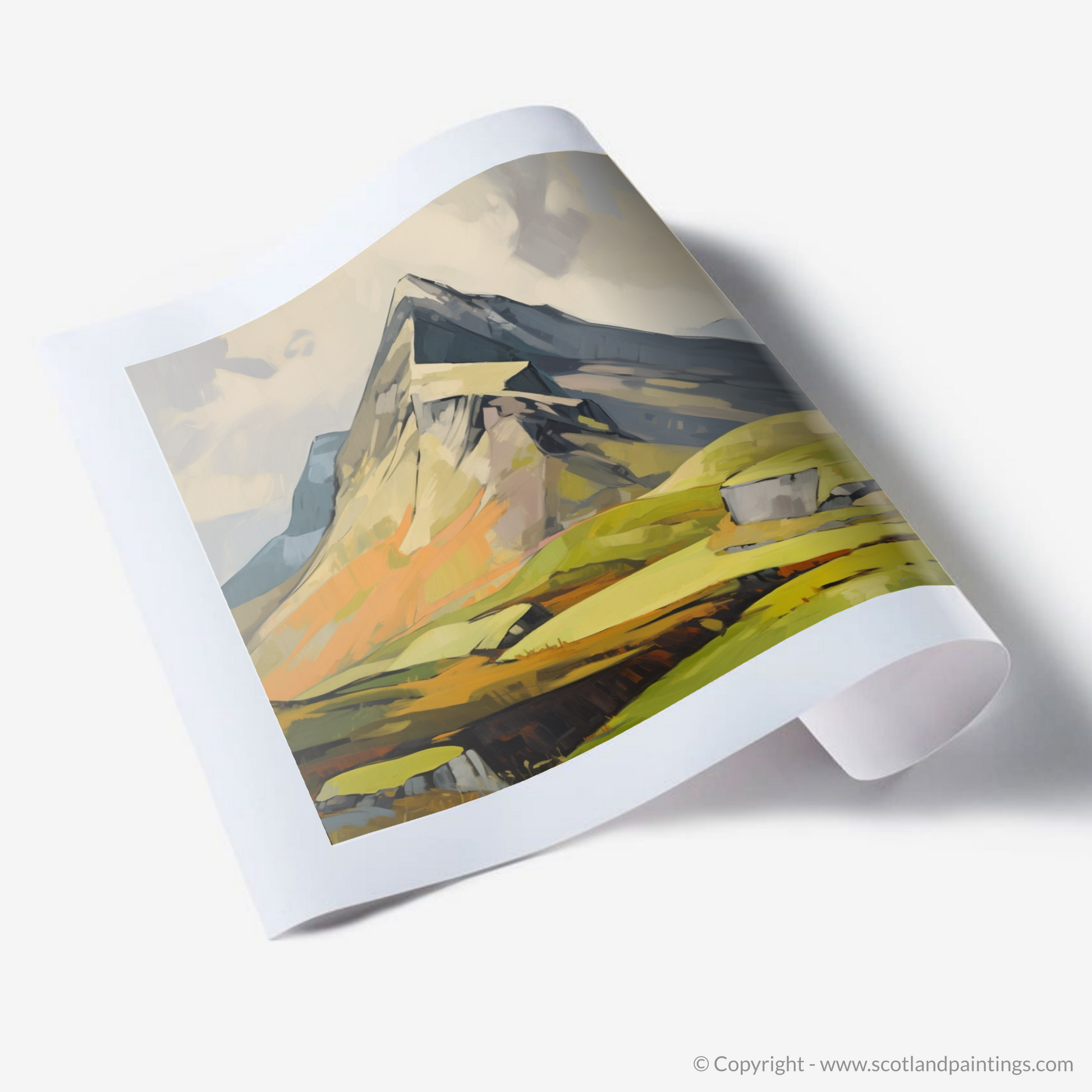 Art Print of A mountain in Scotland