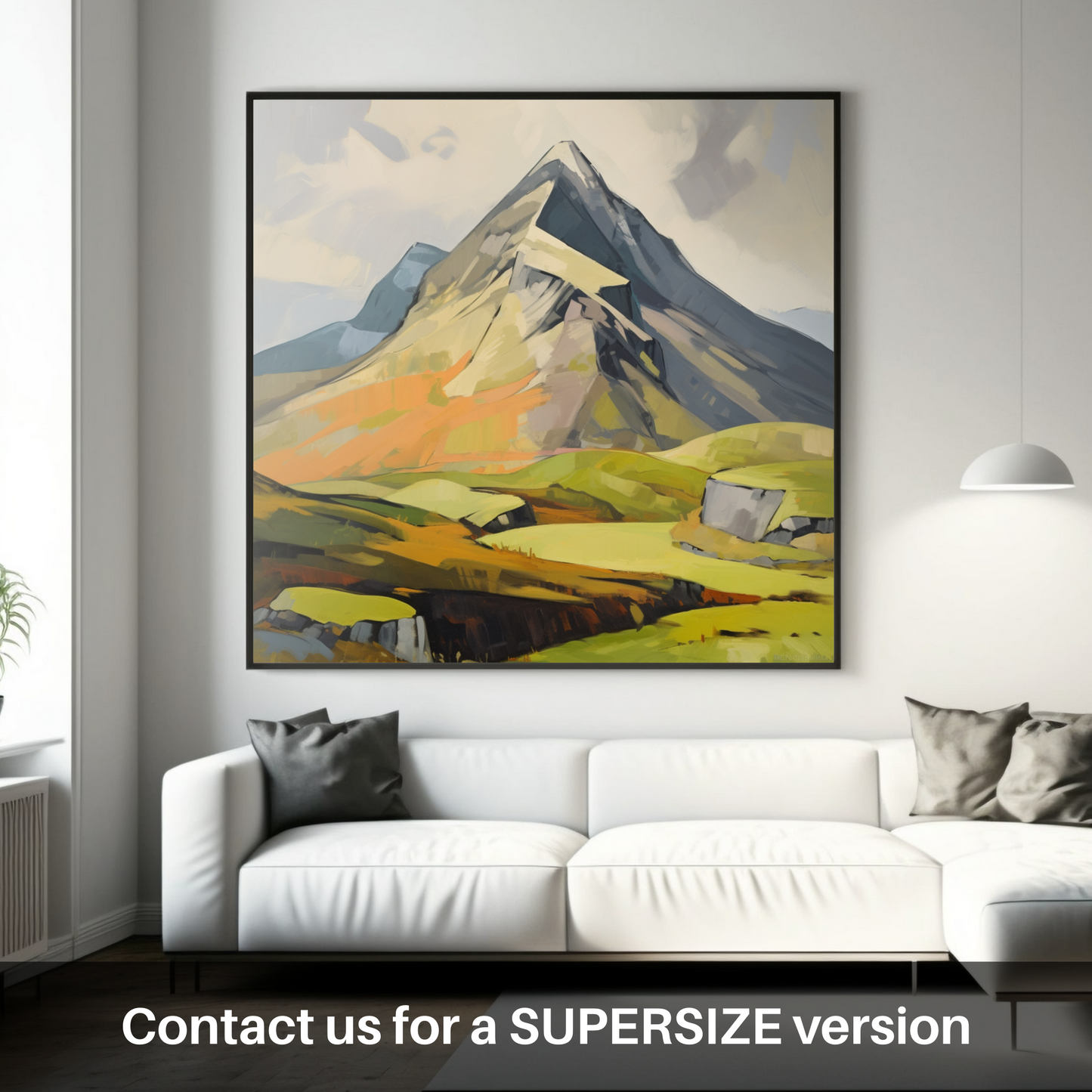 Huge supersize print of A mountain in Scotland