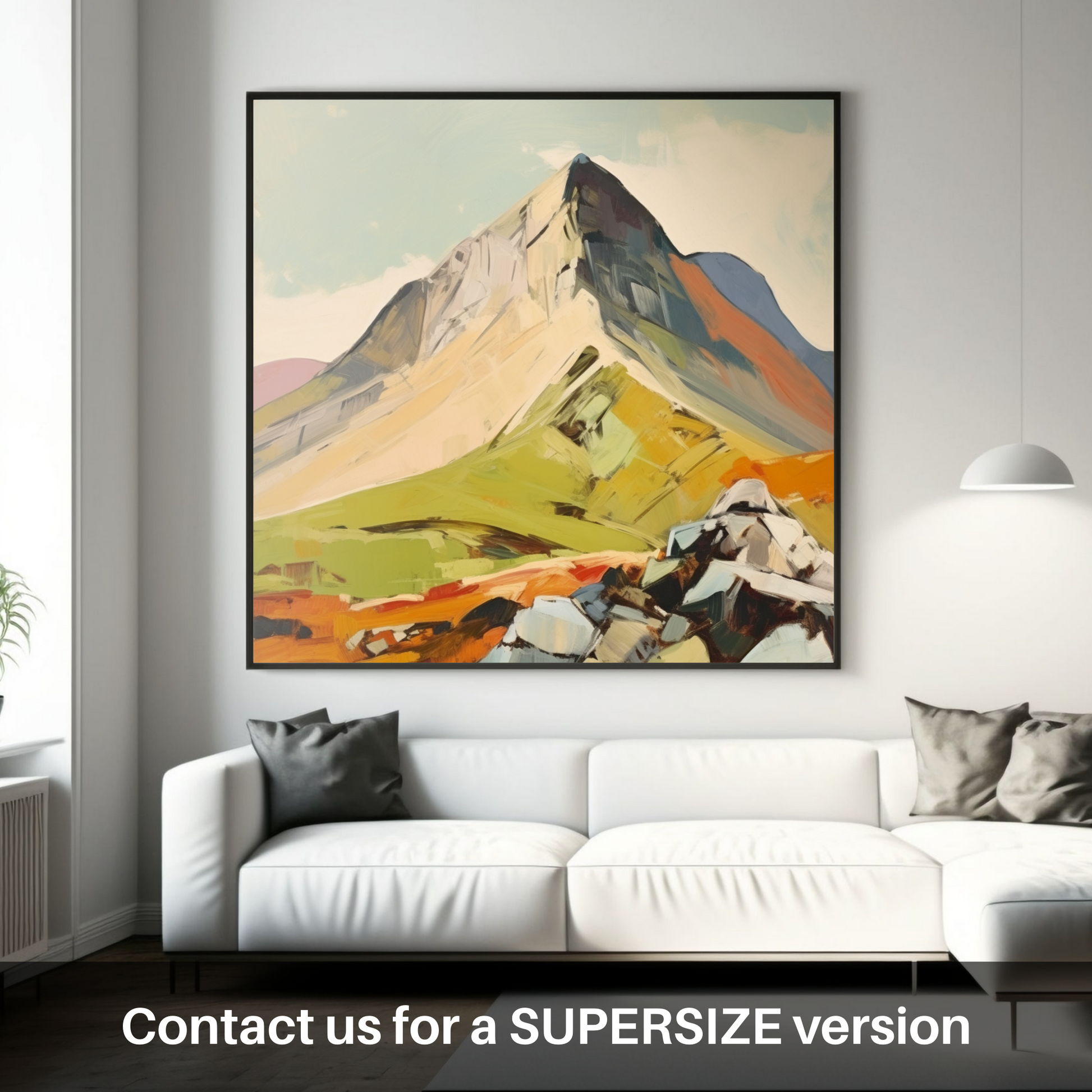 Huge supersize print of A mountain in Scotland