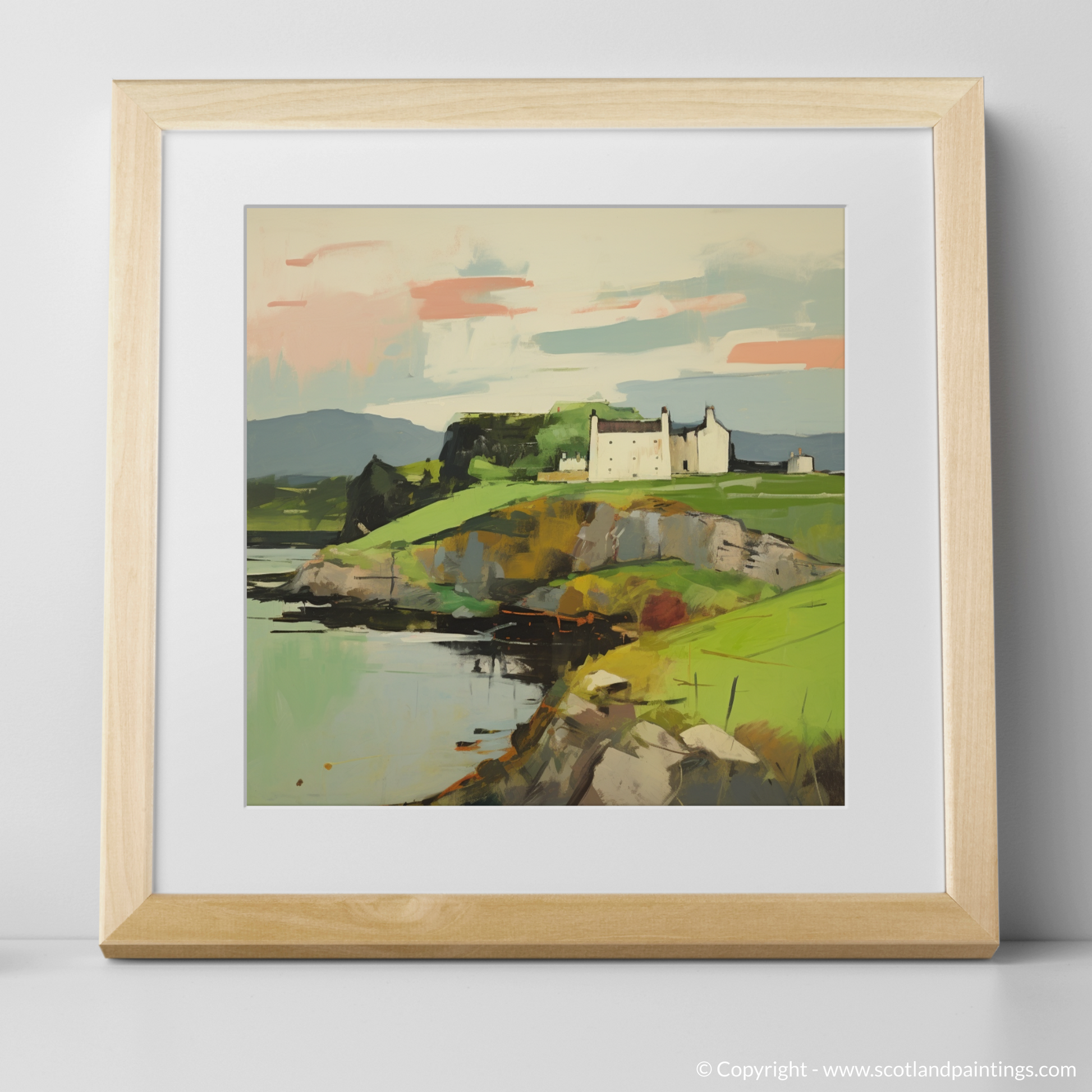 Art Print of Fort William with a natural frame