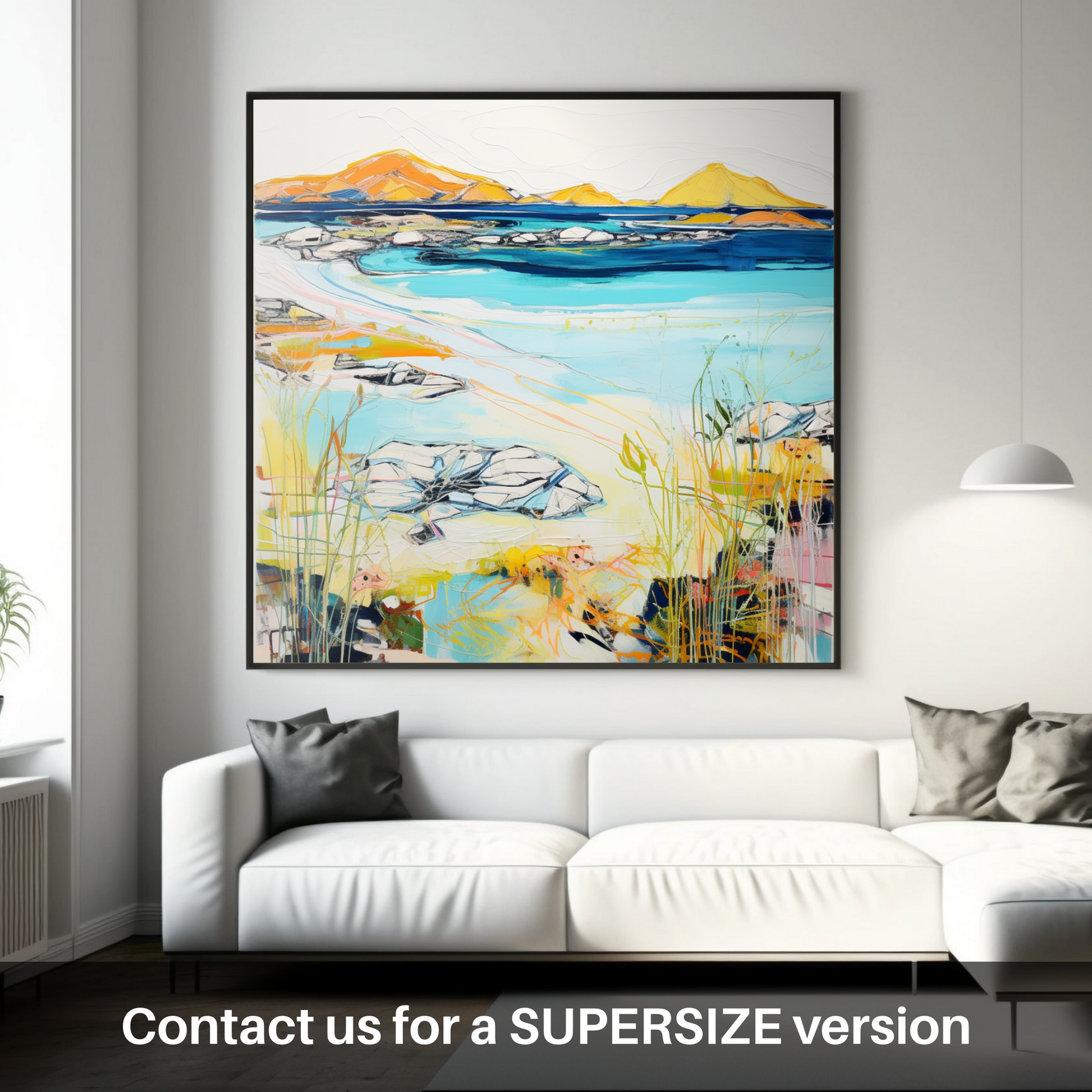 Huge supersize print of Isle of Barra