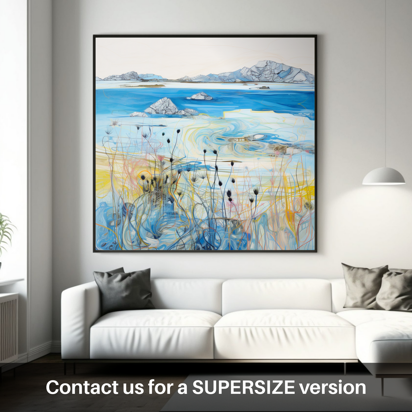 Huge supersize print of Isle of Barra