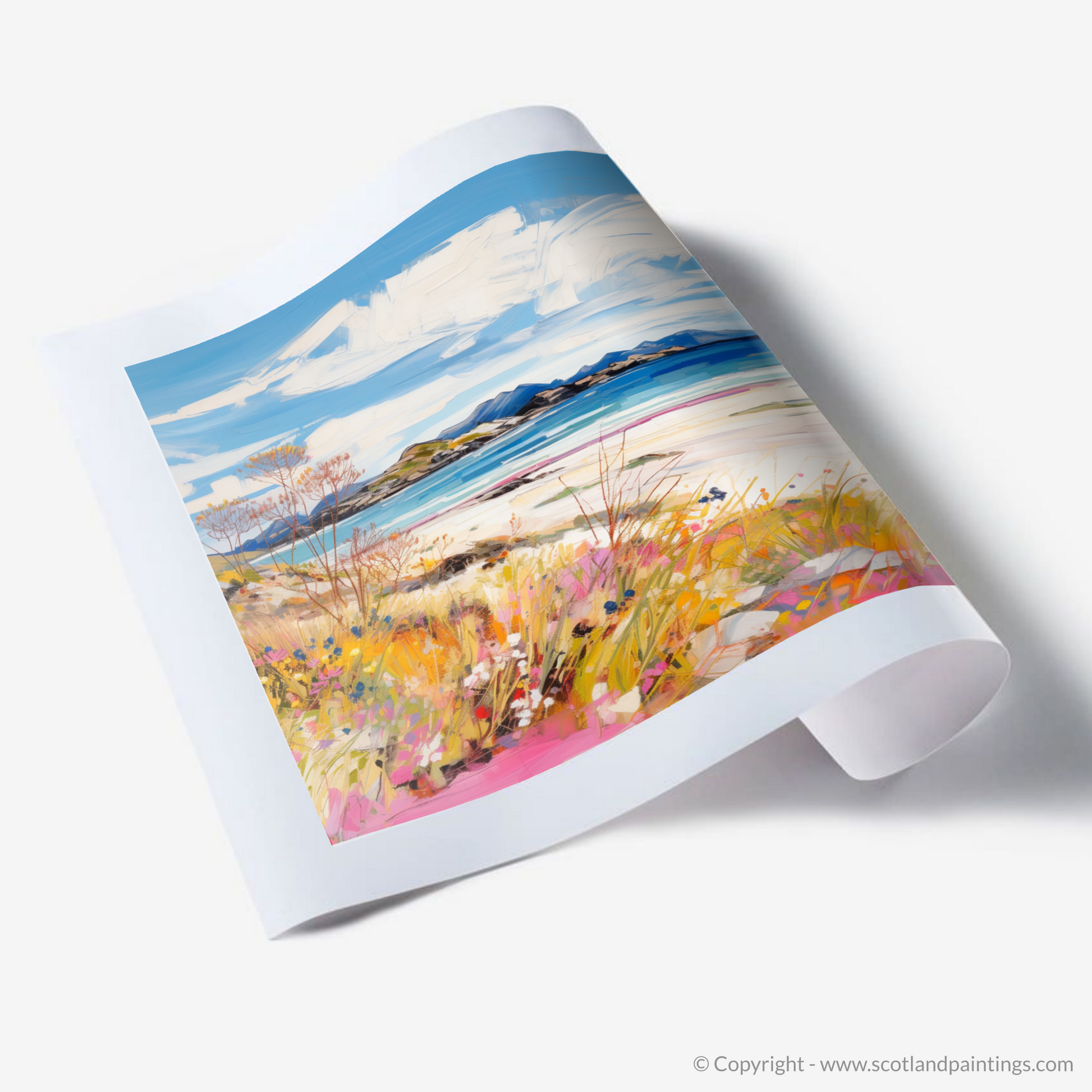 Art Print of Camusdarach Beach near Arisaig