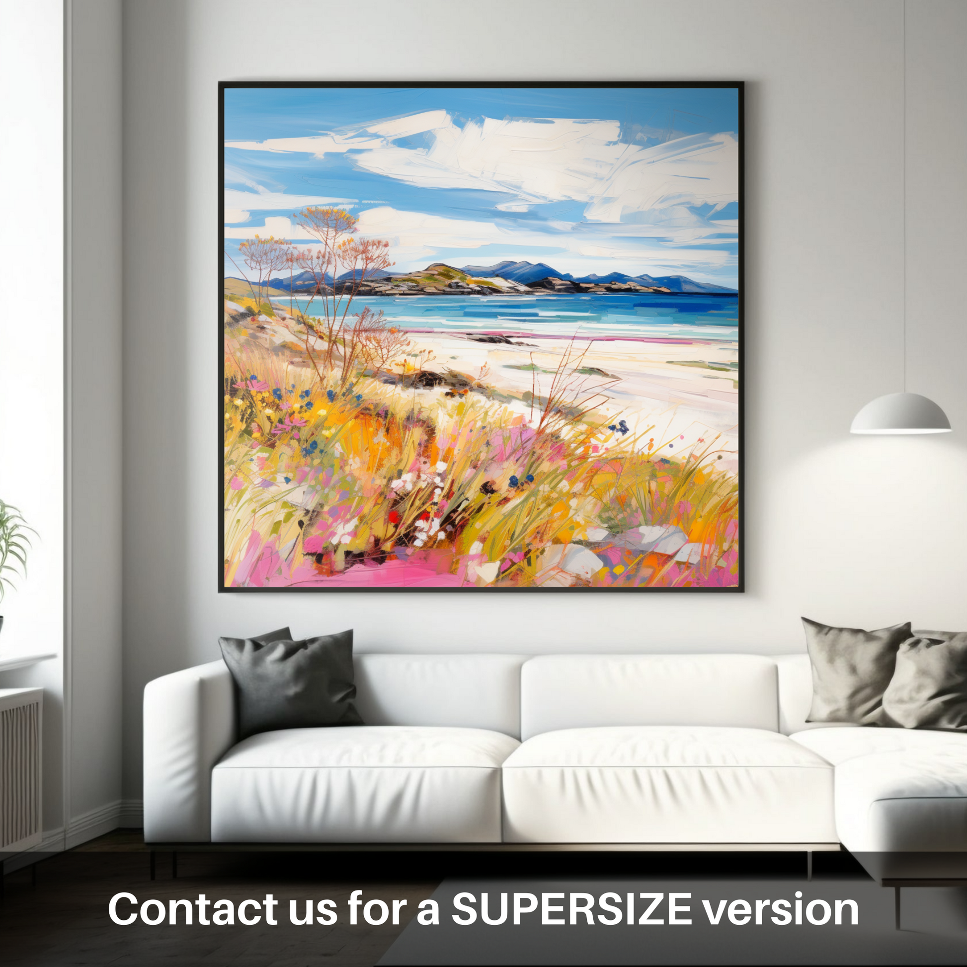 Huge supersize print of Camusdarach Beach near Arisaig