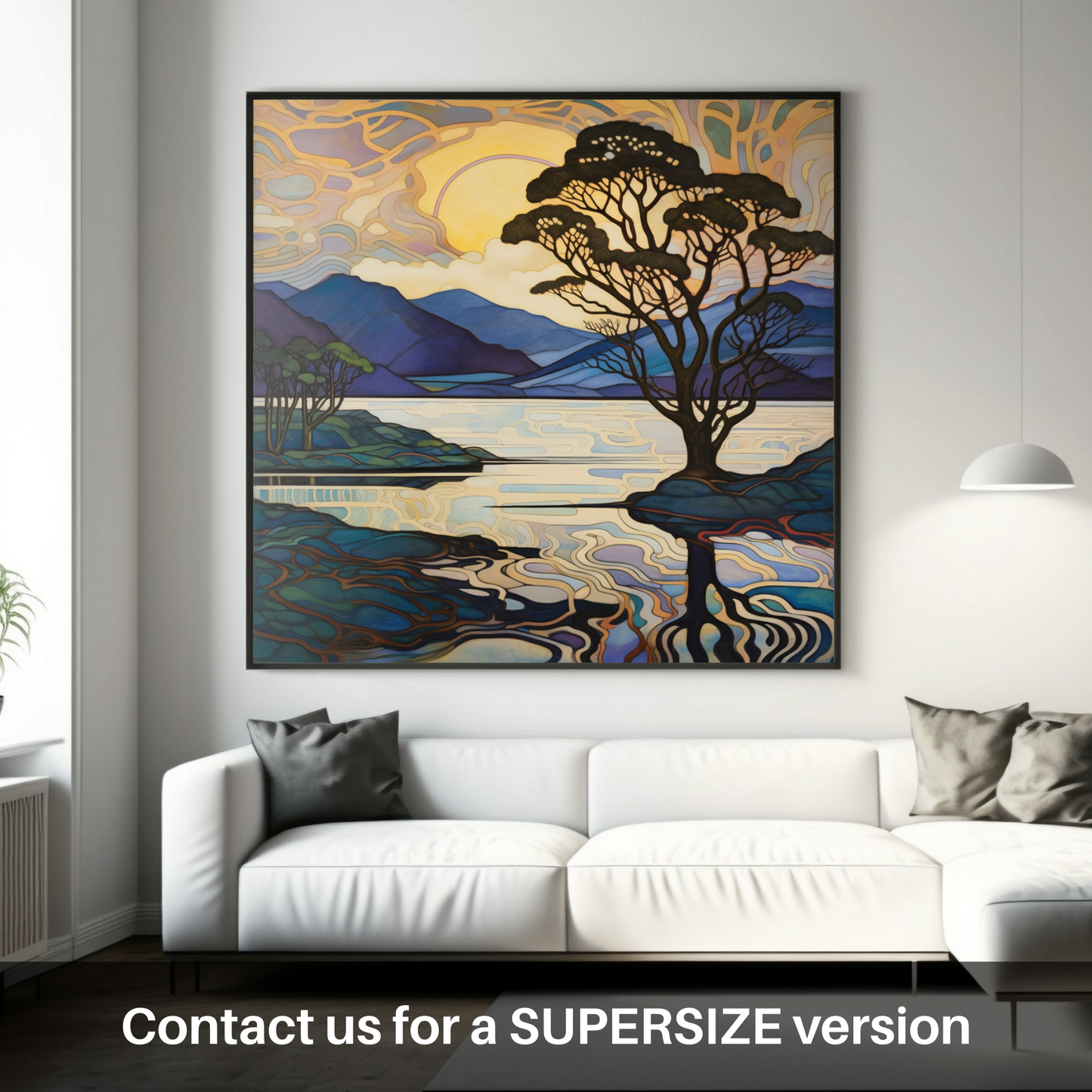 Huge supersize print of Loch Lomond