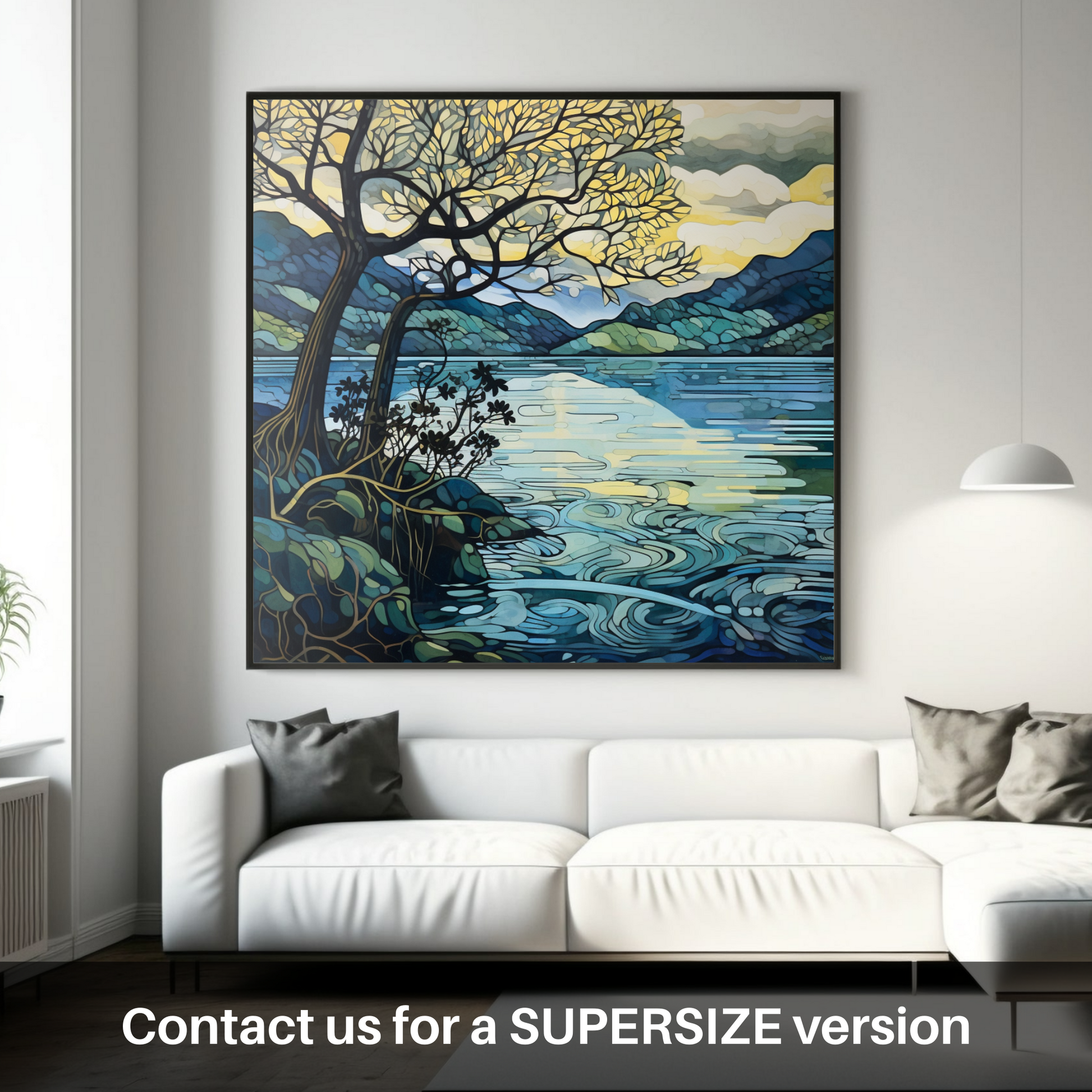 Huge supersize print of Loch Lomond