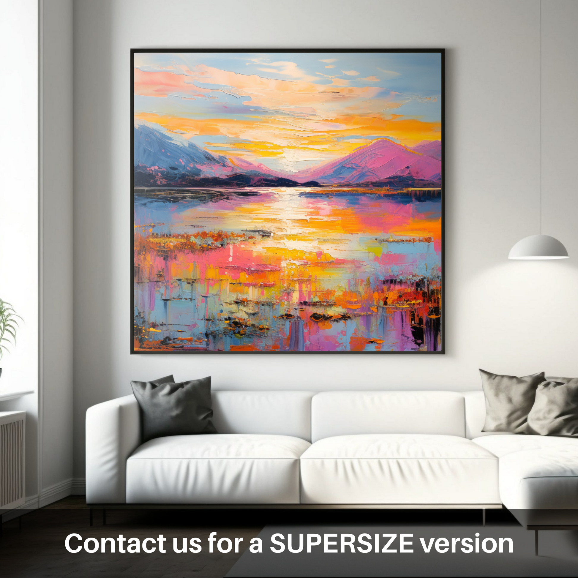 Huge supersize print of Loch Lomond