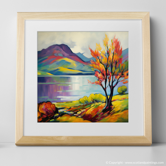 Fiery Embrace of Loch Lomond Fauvist Interpretation