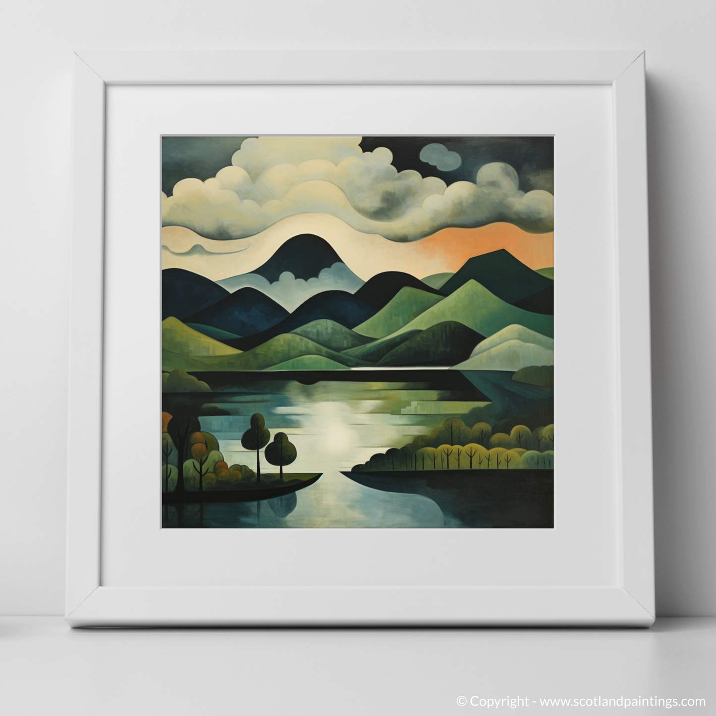 Abstract Essence of Loch Lomond
