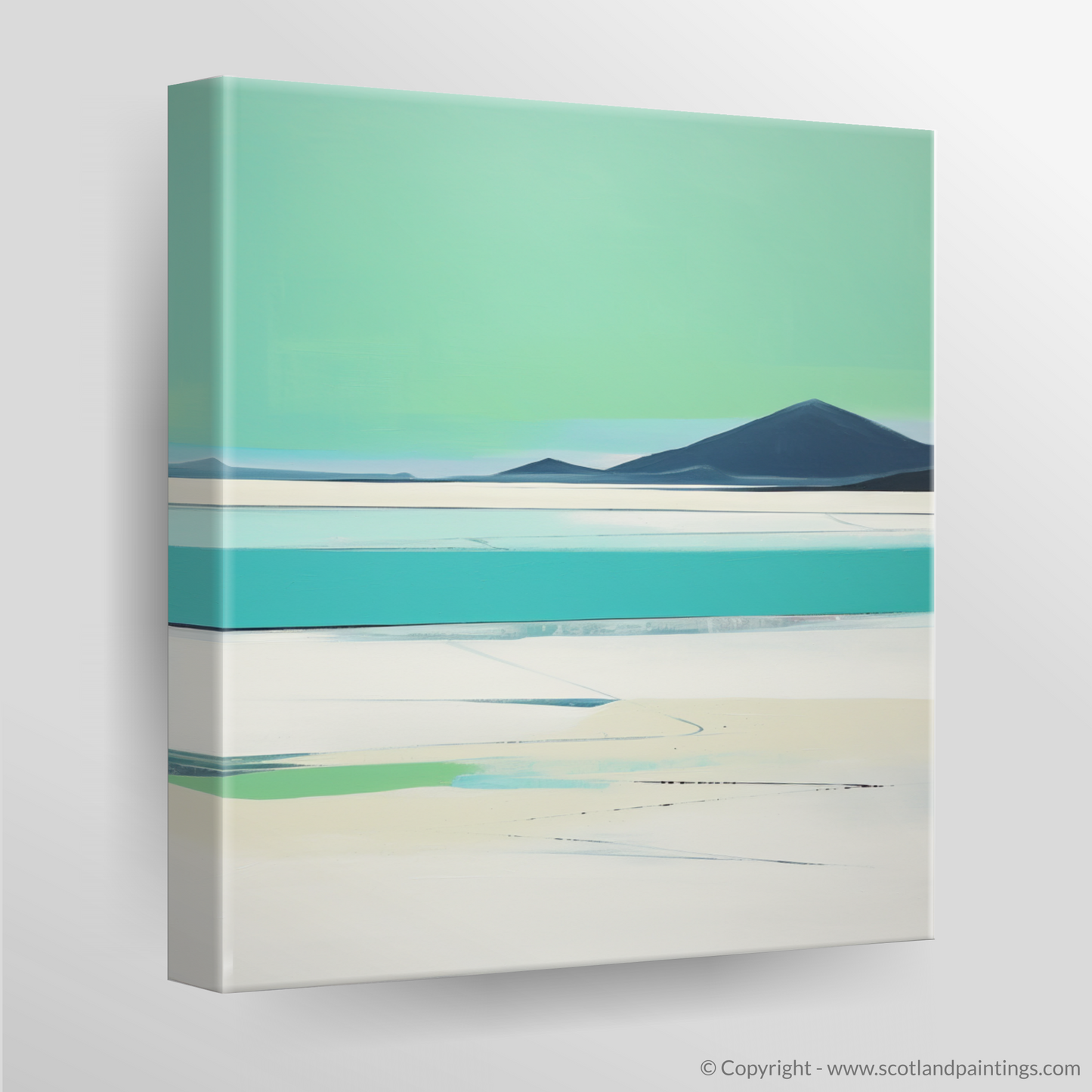 Serene Shores of Luskentyre: A Minimalist Ode to Isle of Harris Summer