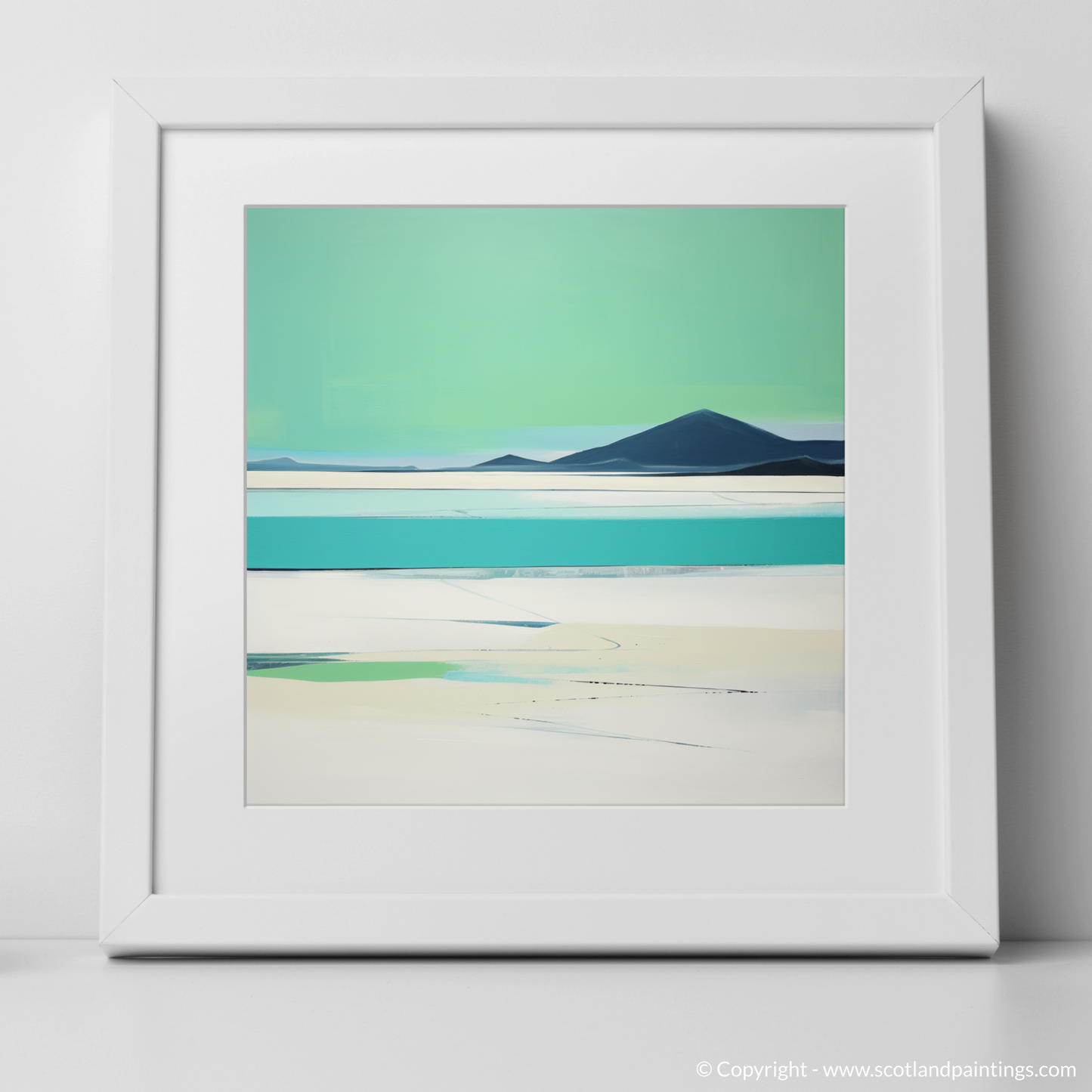 Serene Shores of Luskentyre: A Minimalist Ode to Isle of Harris Summer