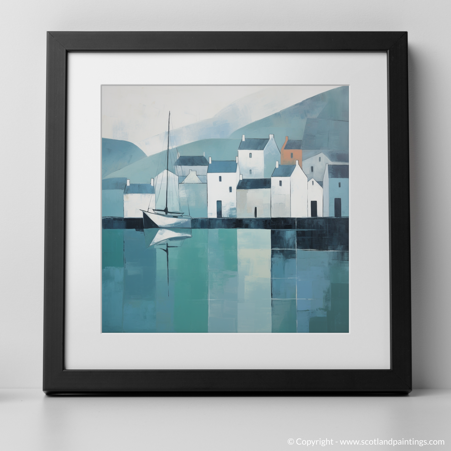 Serenity at Portree Harbour: A Minimalist Tribute