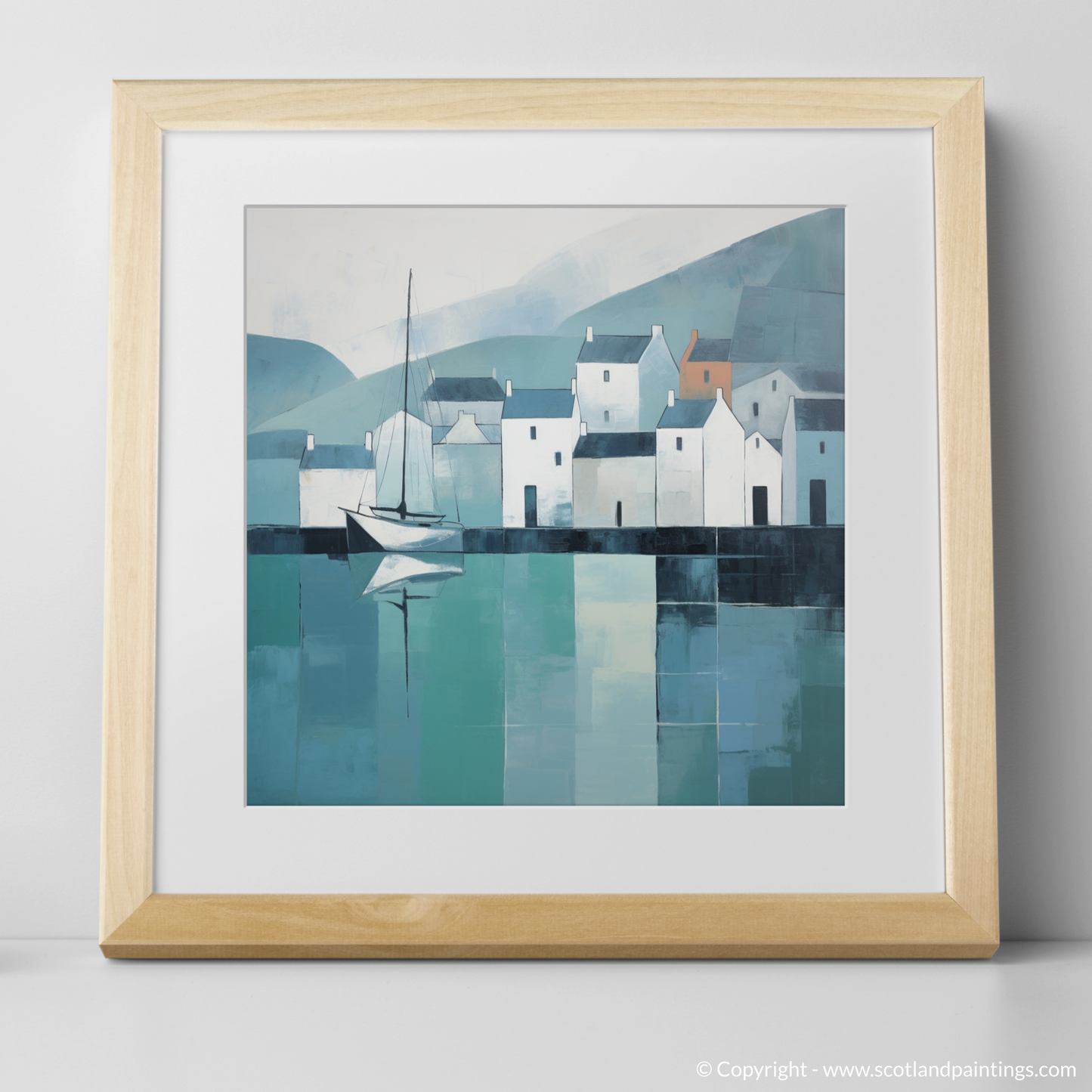 Serenity at Portree Harbour: A Minimalist Tribute