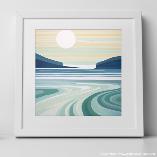 Serenity at Dusk: Durness Beach Minimalist Interpretation