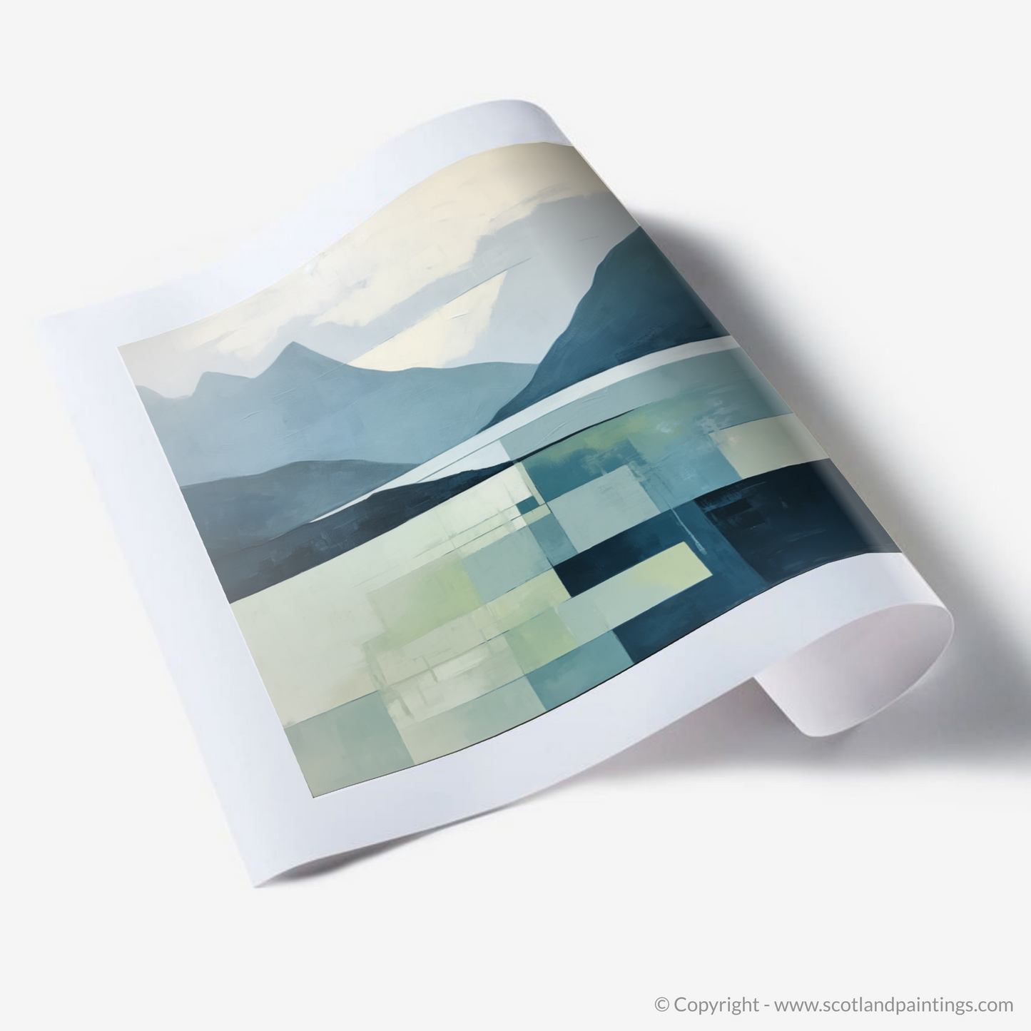 Loch Maree Reimagined: A Modern Minimalist Vision