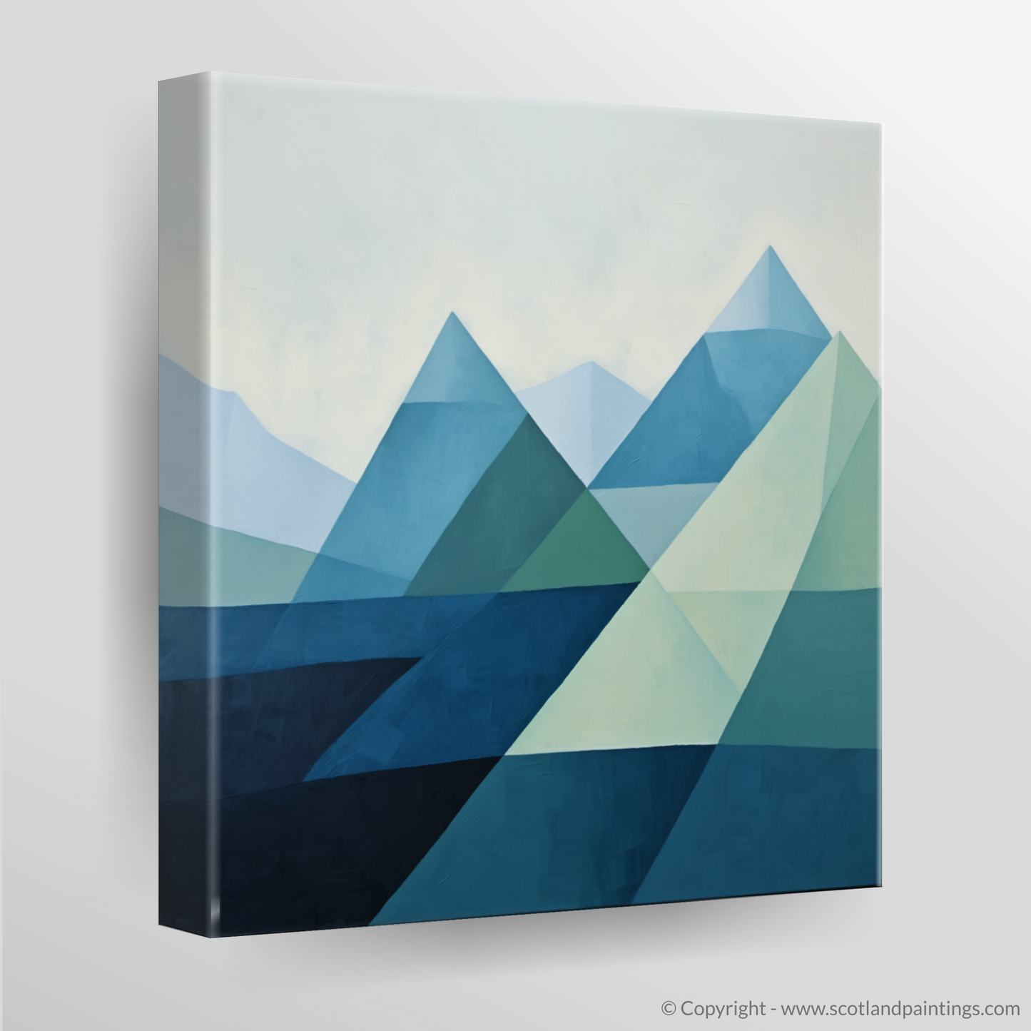 Serenity in Geometry: A Ben Lawers Inspired Artwork