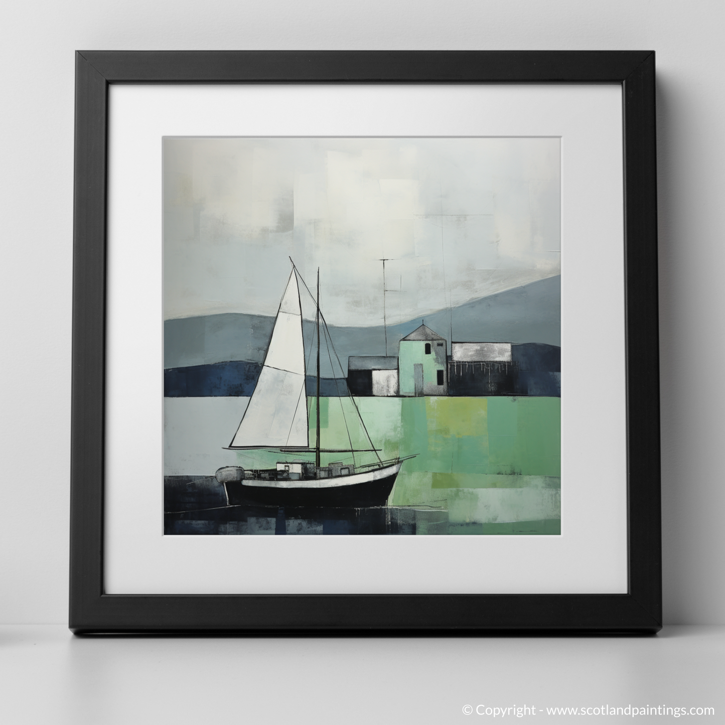 Storm's Whispers over Port Appin Harbour