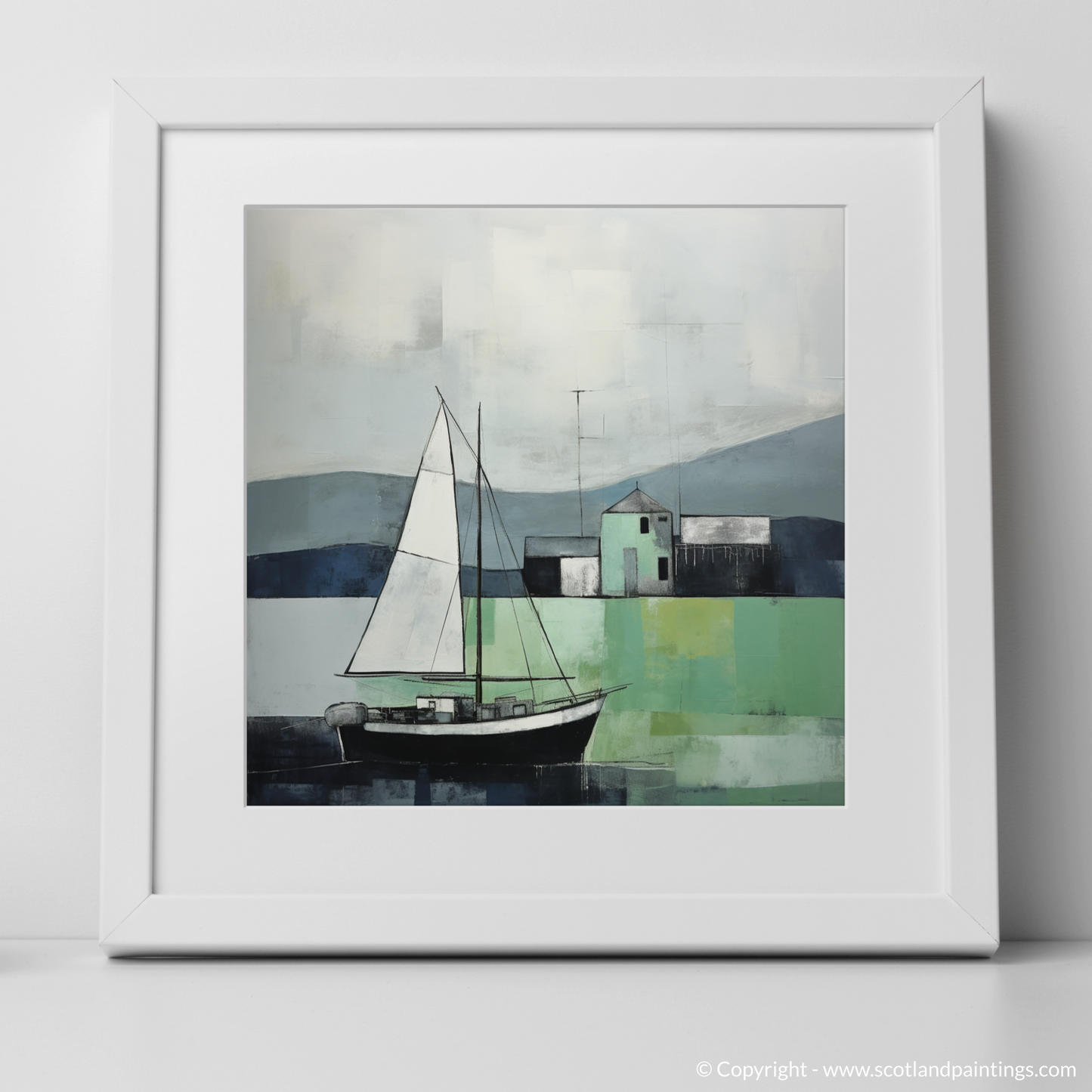 Storm's Whispers over Port Appin Harbour