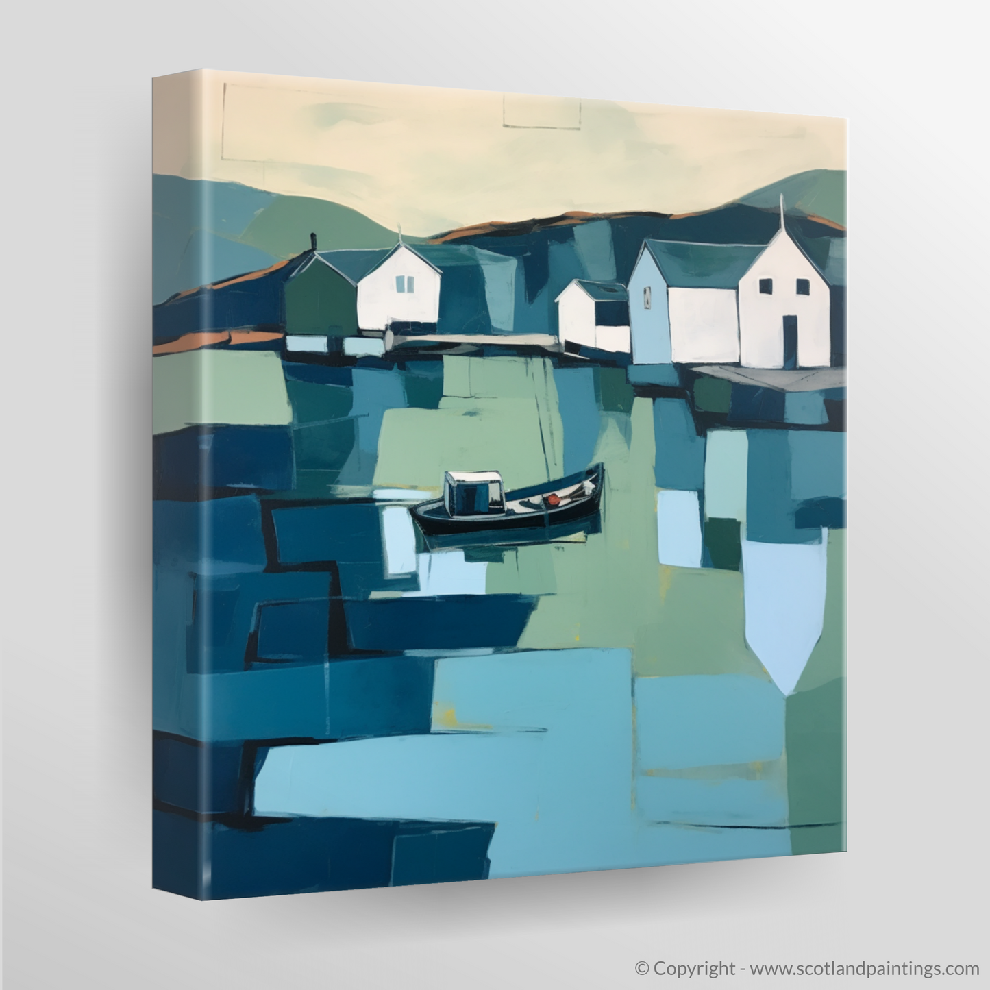 Minimalist Serenade of Gairloch Harbour