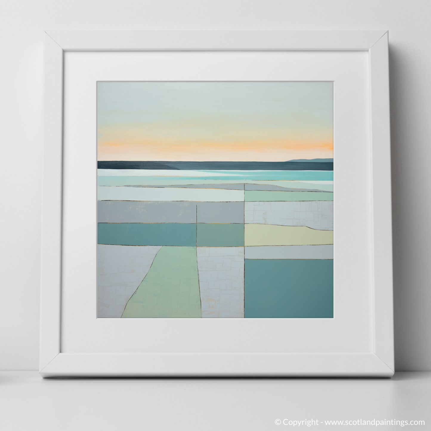 Golden Hour Serenity: A Minimalist Tribute to Balmedie Beach