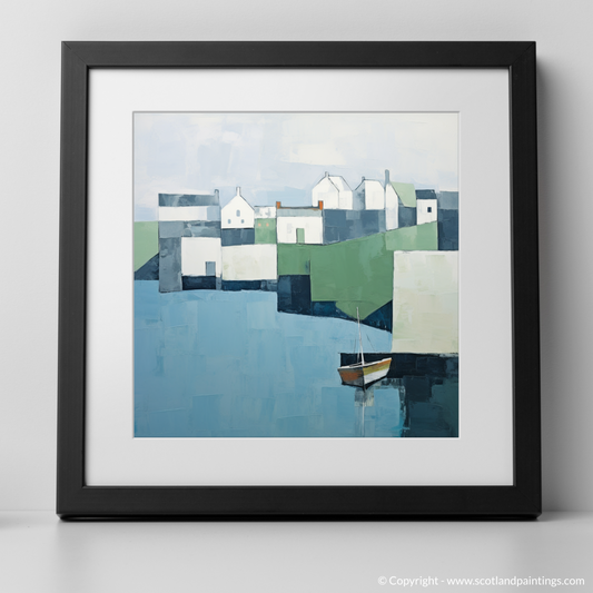 Coastal Serenity: St Monans Harbour in Minimalist Grace