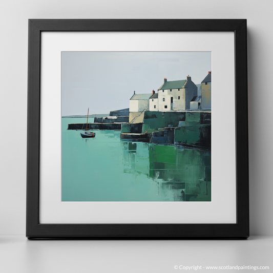 Serenity of St Monans Harbour: A Minimalist Coastal Symphony